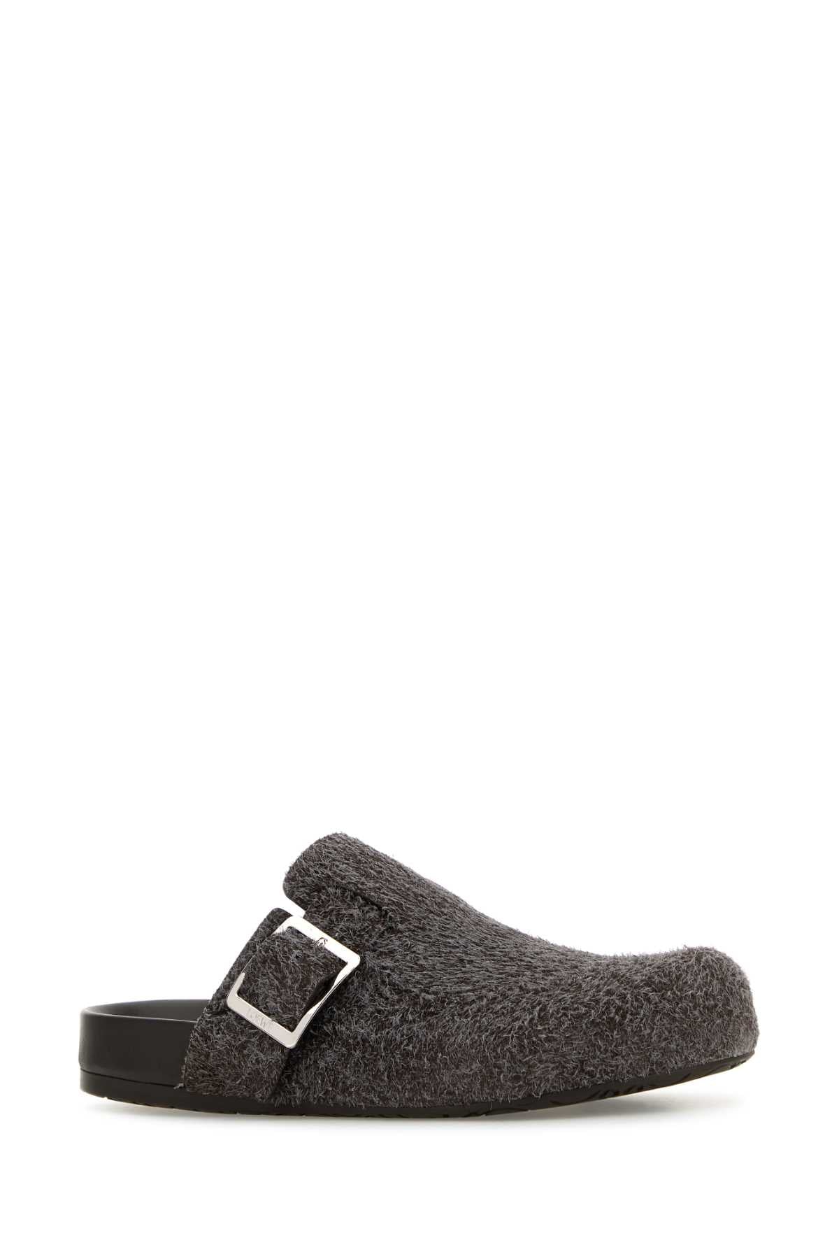 LOEWE Mud Suede Ease Buckle Slippers for Men
