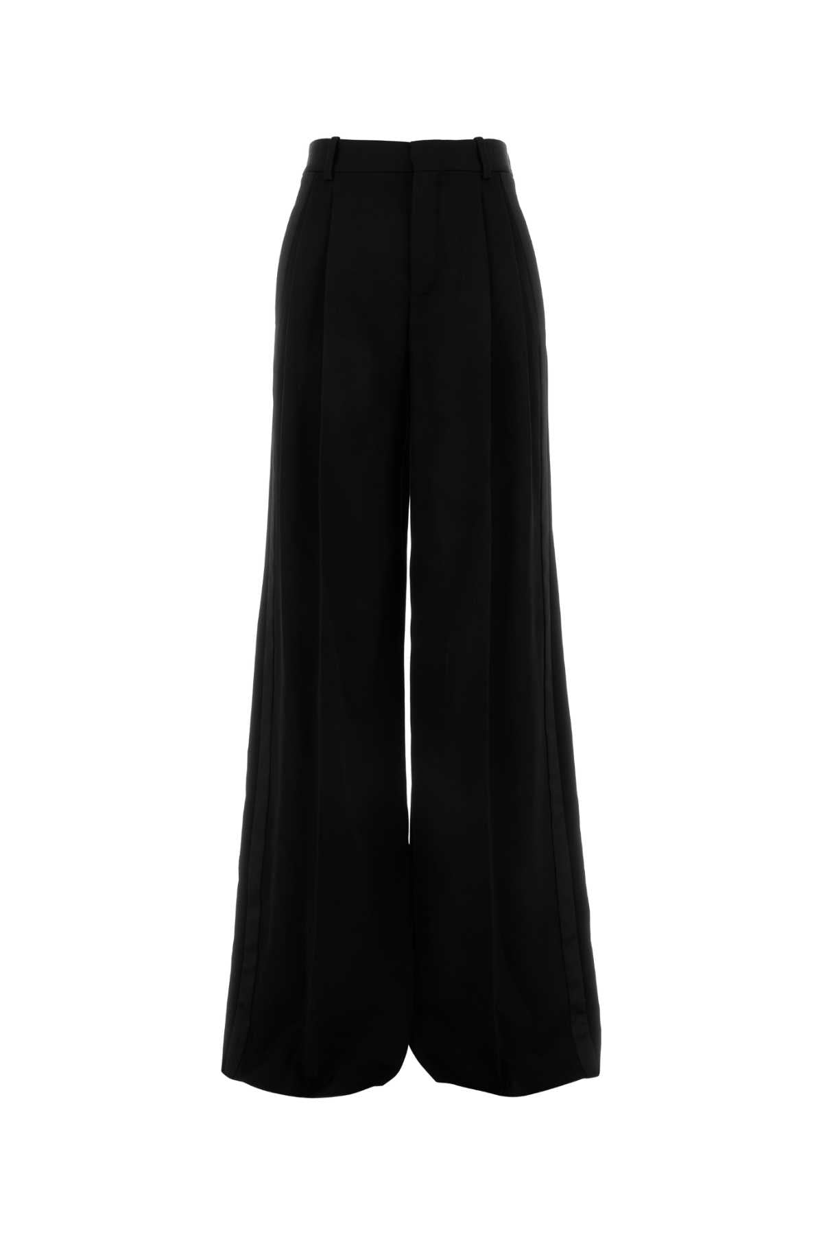 SAINT LAURENT Wide-Leg Wool Pants for Women