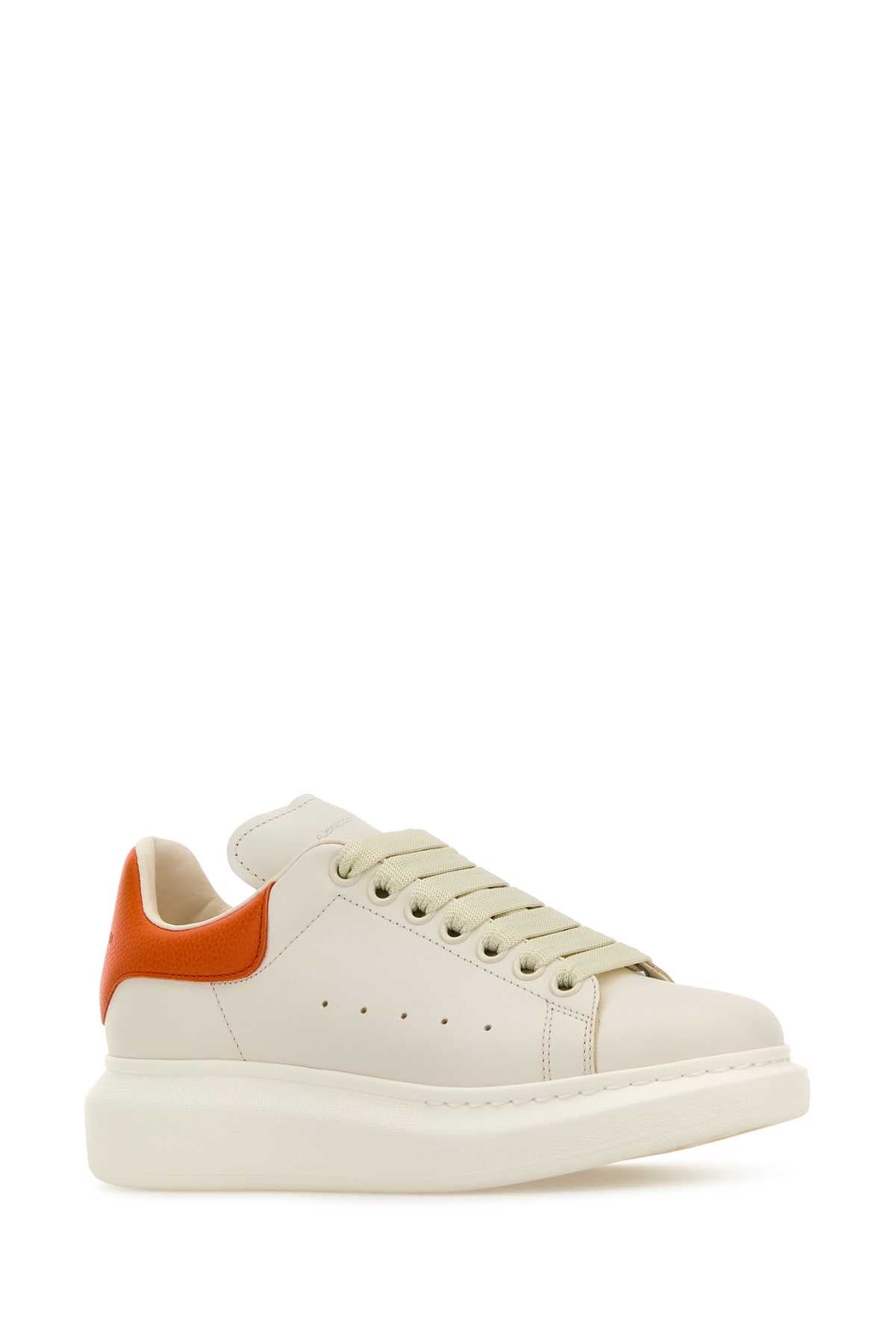 ALEXANDER MCQUEEN Elegant Leather Sneakers for Women