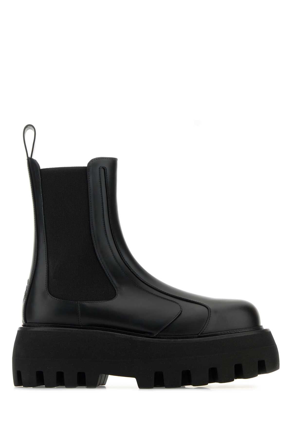 ALEXANDER MCQUEEN Sleek Chelsea Sofa Ankle Boots with 7 cm Sole Height