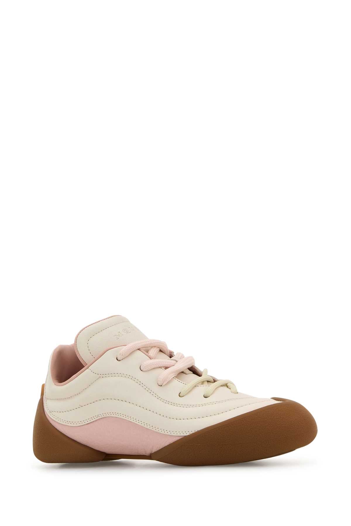 ALEXANDER MCQUEEN Two-tone Leather Flexion Sneaker for Women