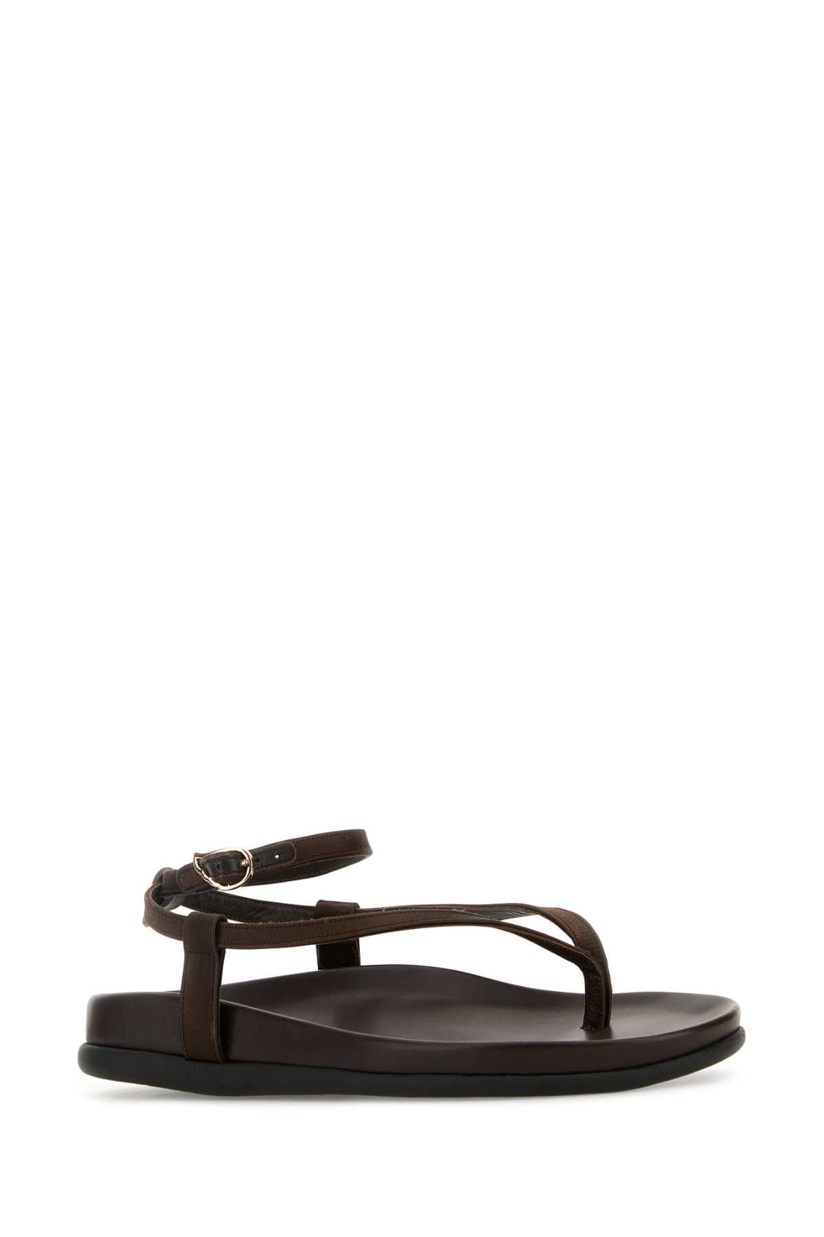 ANCIENT GREEK Satin Mini Thong Sandals for Women