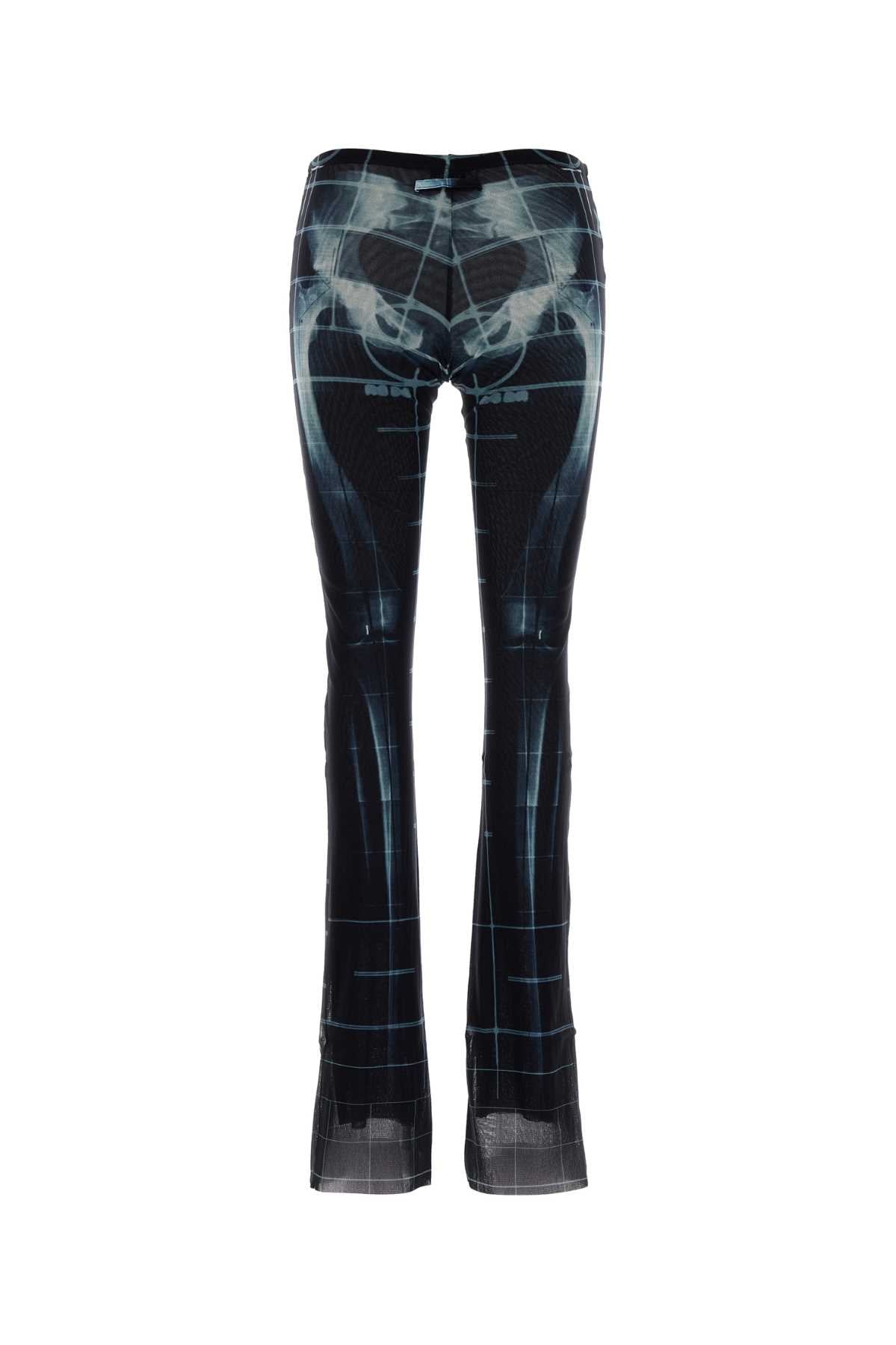 JEAN PAUL GAULTIER Printed Tulle Pants