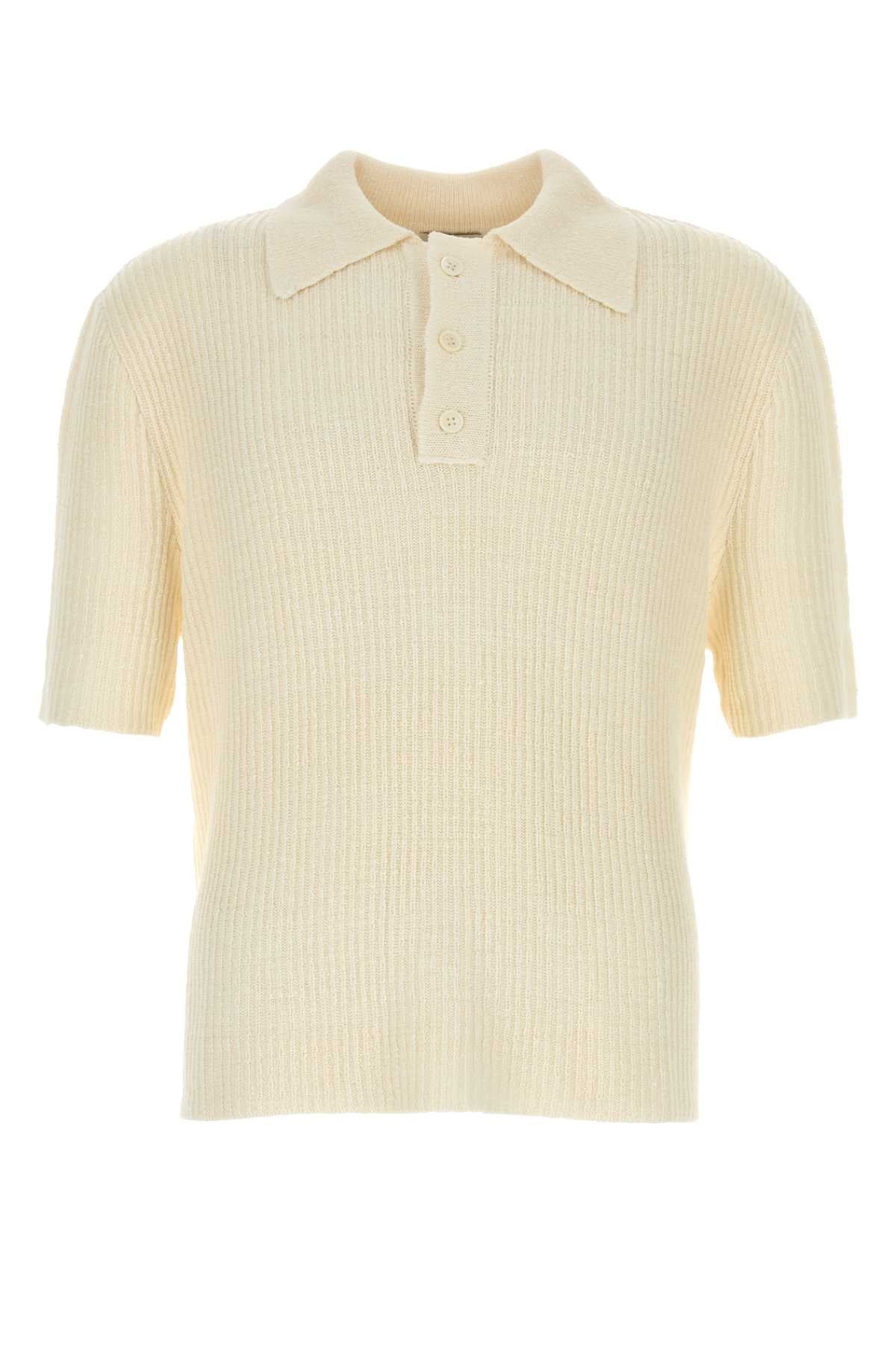 LE KASHA Linen Napoli Polo Shirt for Men