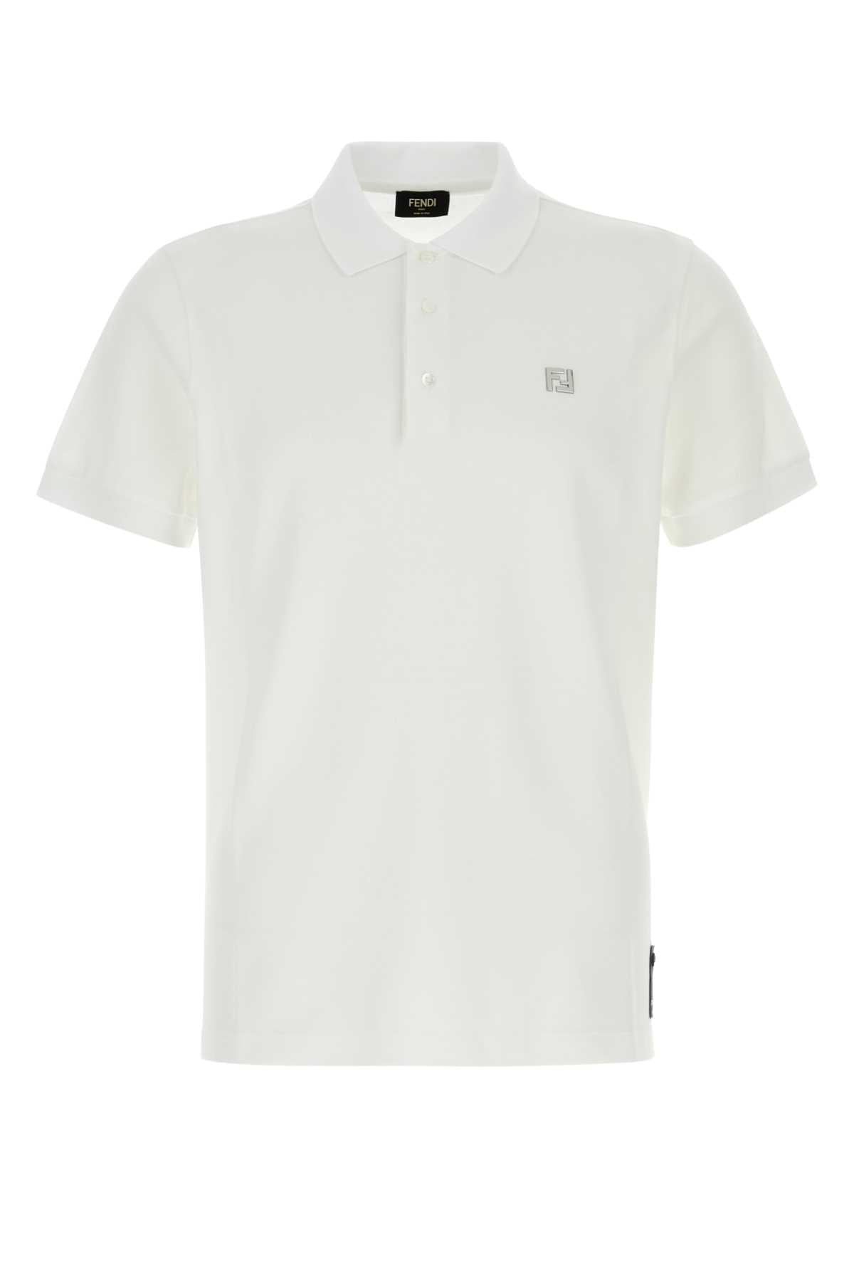 FENDI Men's Classic Piquet Polo Shirt