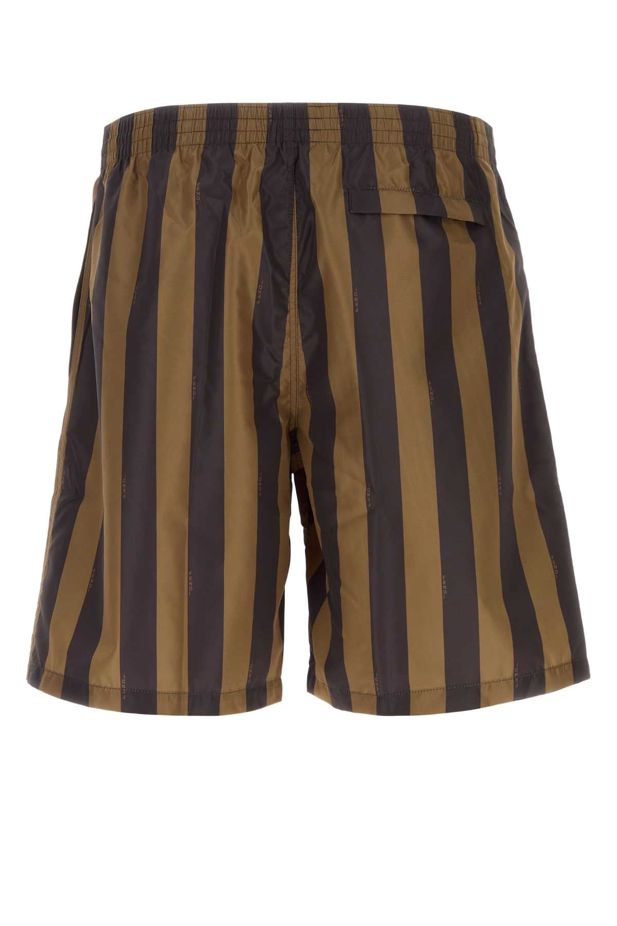 FENDI Printed Polyester Swimming Shorts for Men