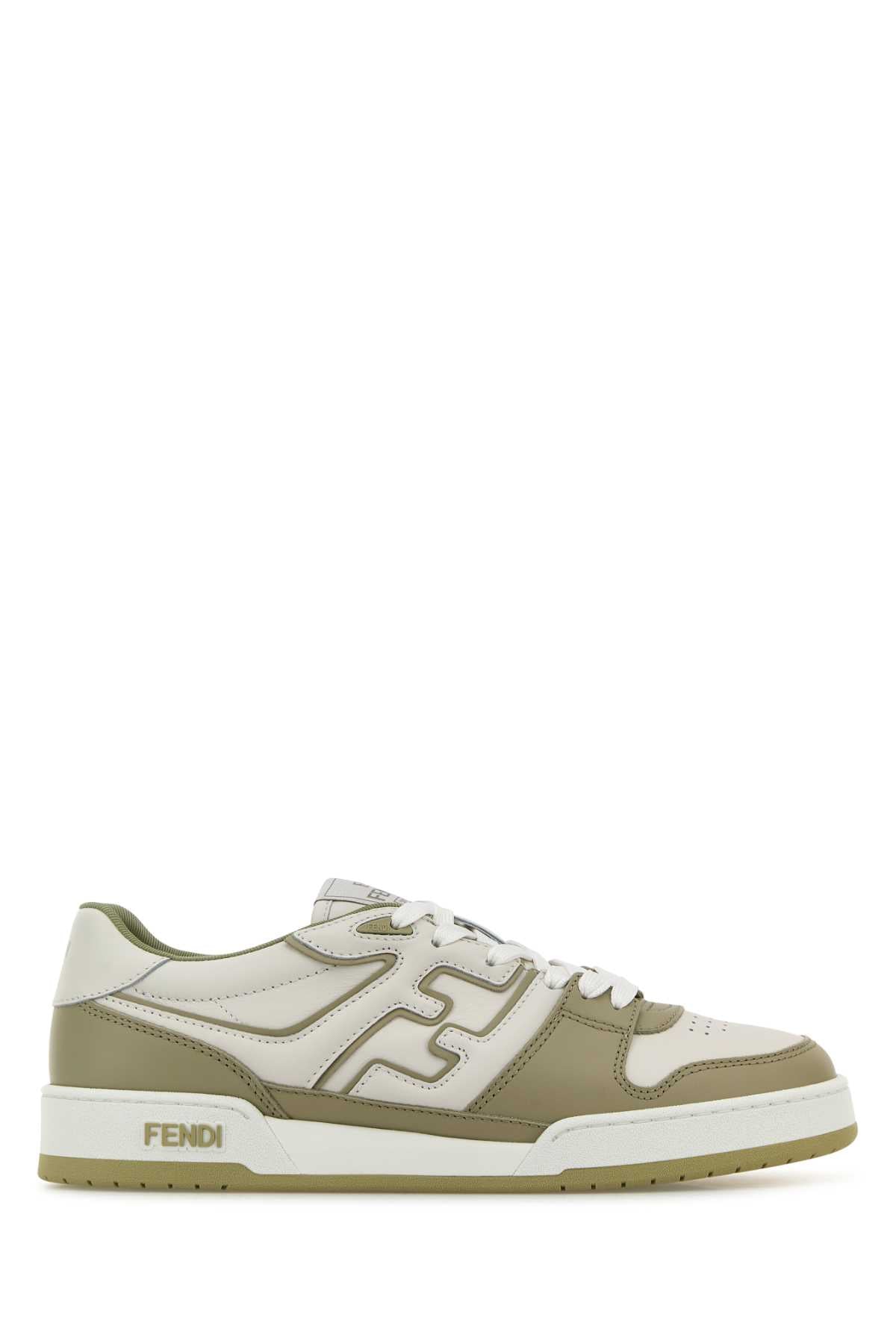 FENDI Two-tone Leather Match Sneaker for Men