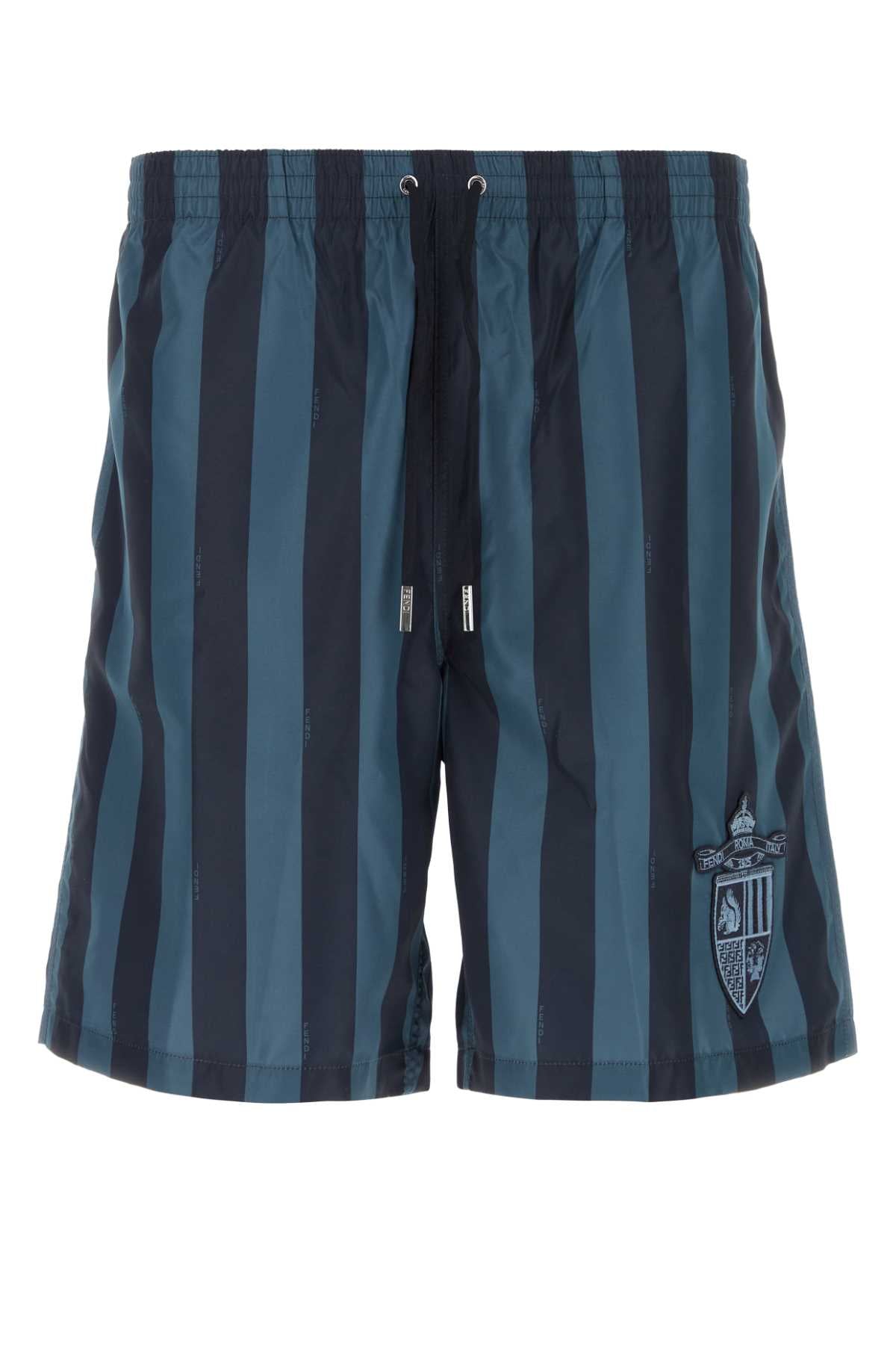 FENDI Men's Printed Mini Swimming Shorts