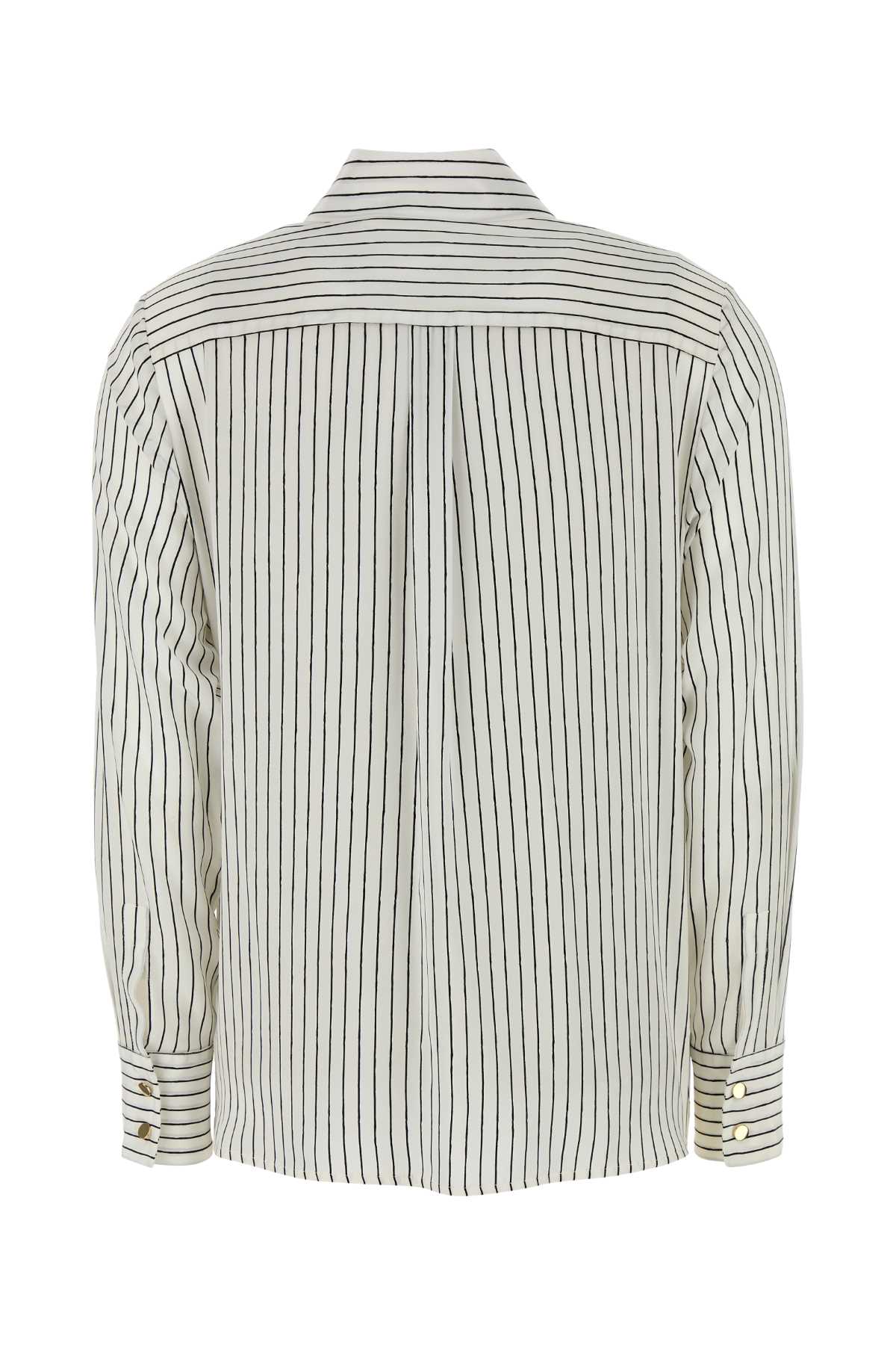 MM STUDIO Printed Silk Lama Shirt for Women