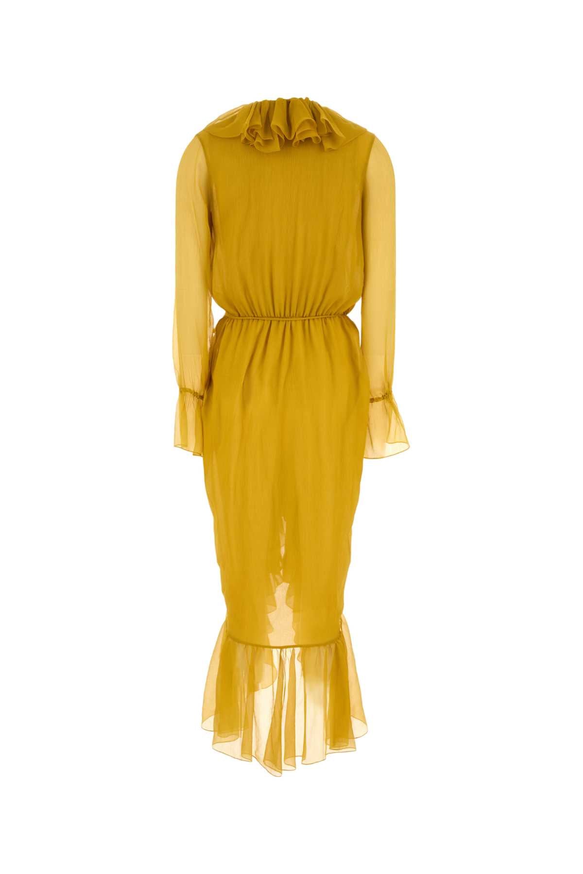 SAINT LAURENT Elegant Crepe Mini Dress for Women