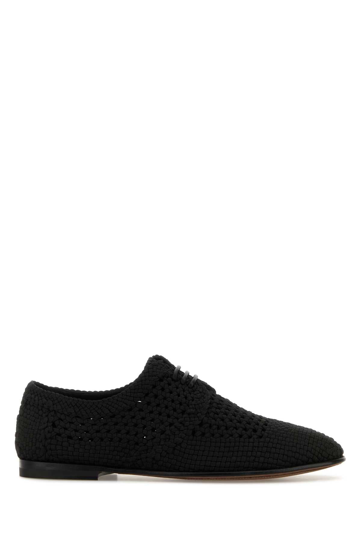 DOLCE & GABBANA Crochet Lace-Up Shoes for Men