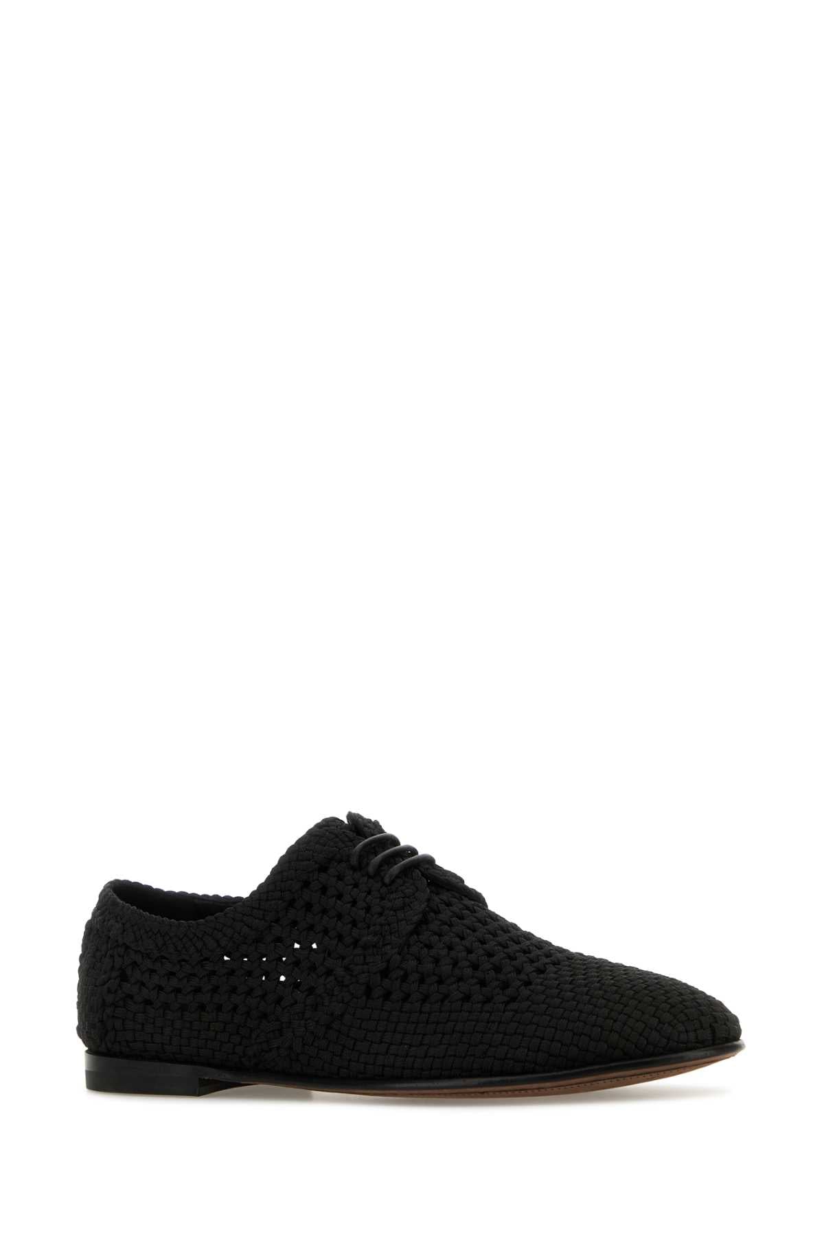 DOLCE & GABBANA Crochet Lace-Up Shoes for Men