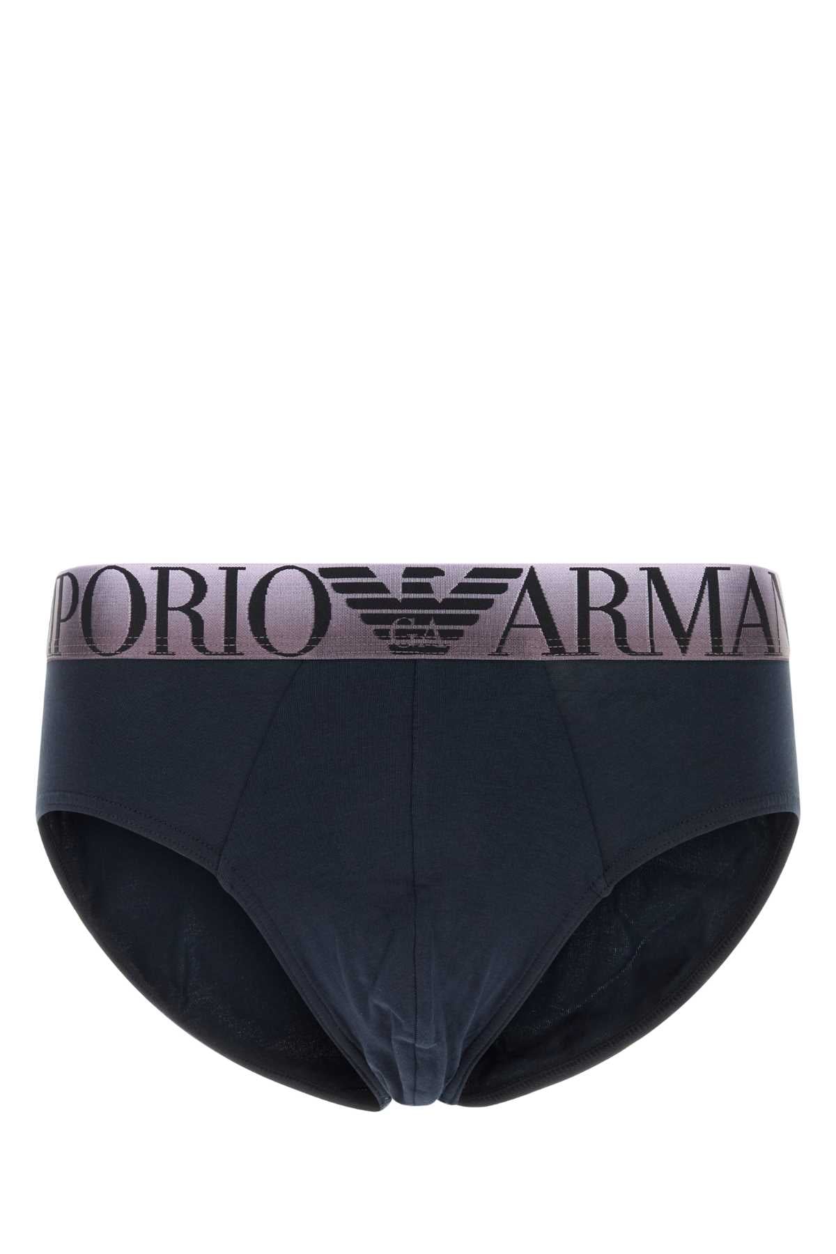 EMPORIO ARMANI Stretch Cotton Brief for Men - FW25 Collection