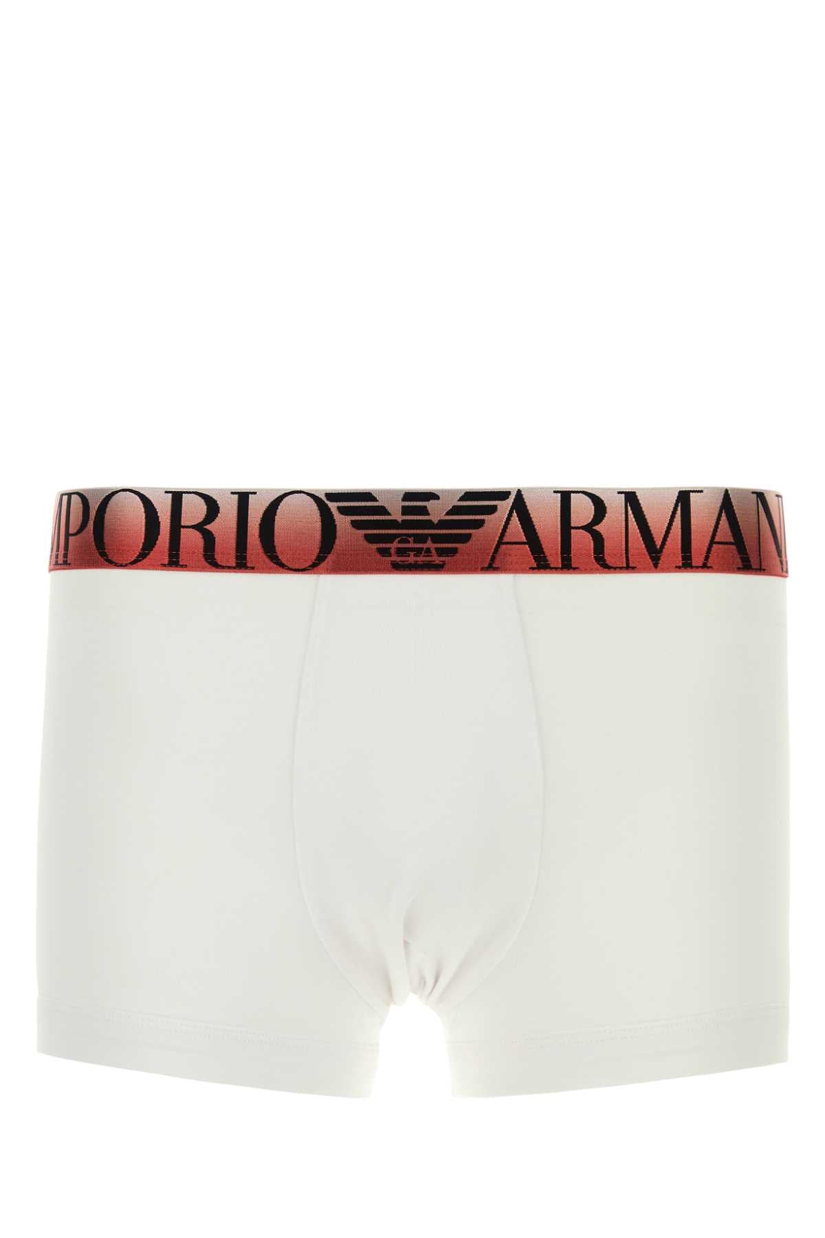 EMPORIO ARMANI Stretch Cotton Boxer for Men - FW25 Collection