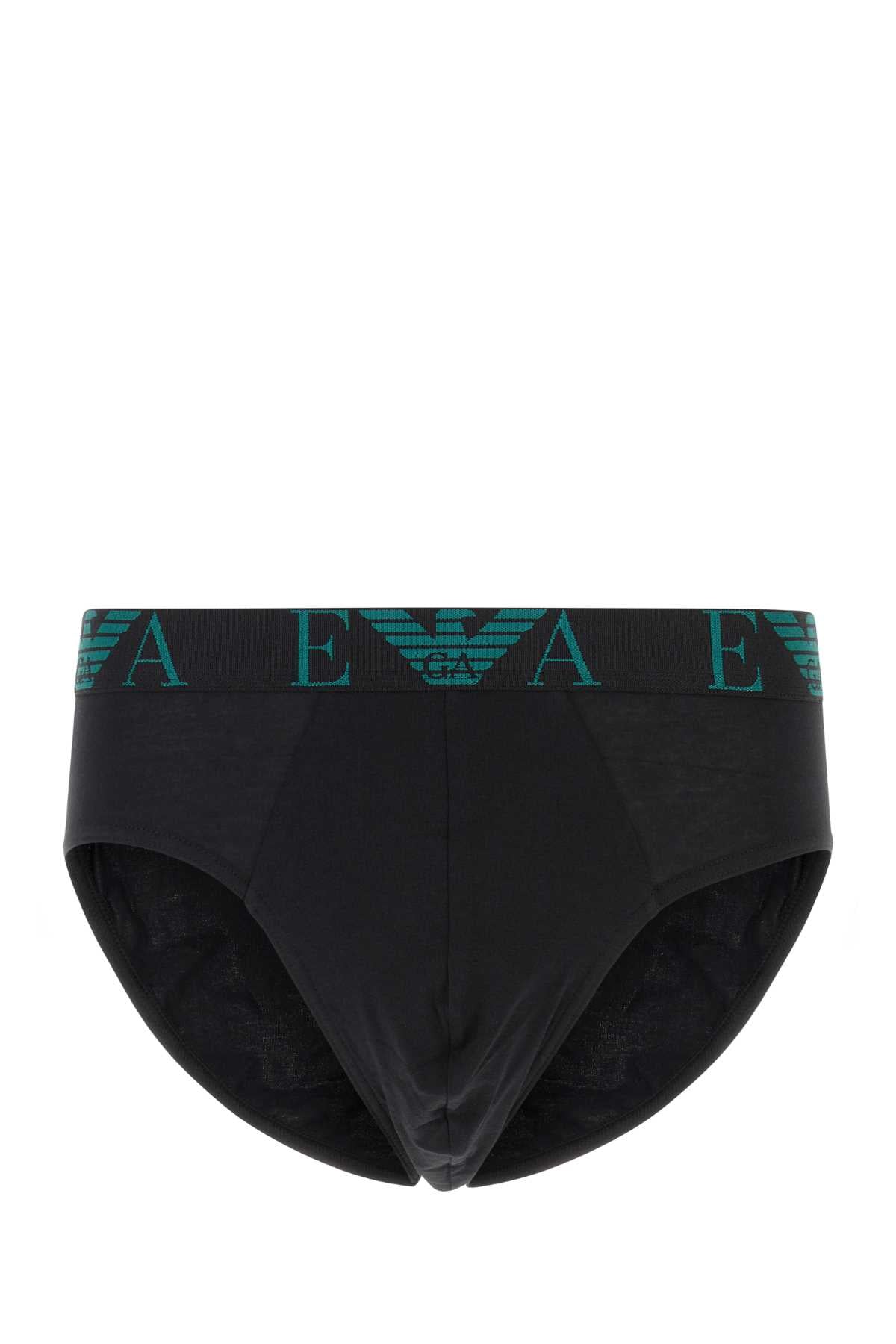 EMPORIO ARMANI Stretch Cotton Brief Set for Men - FW25