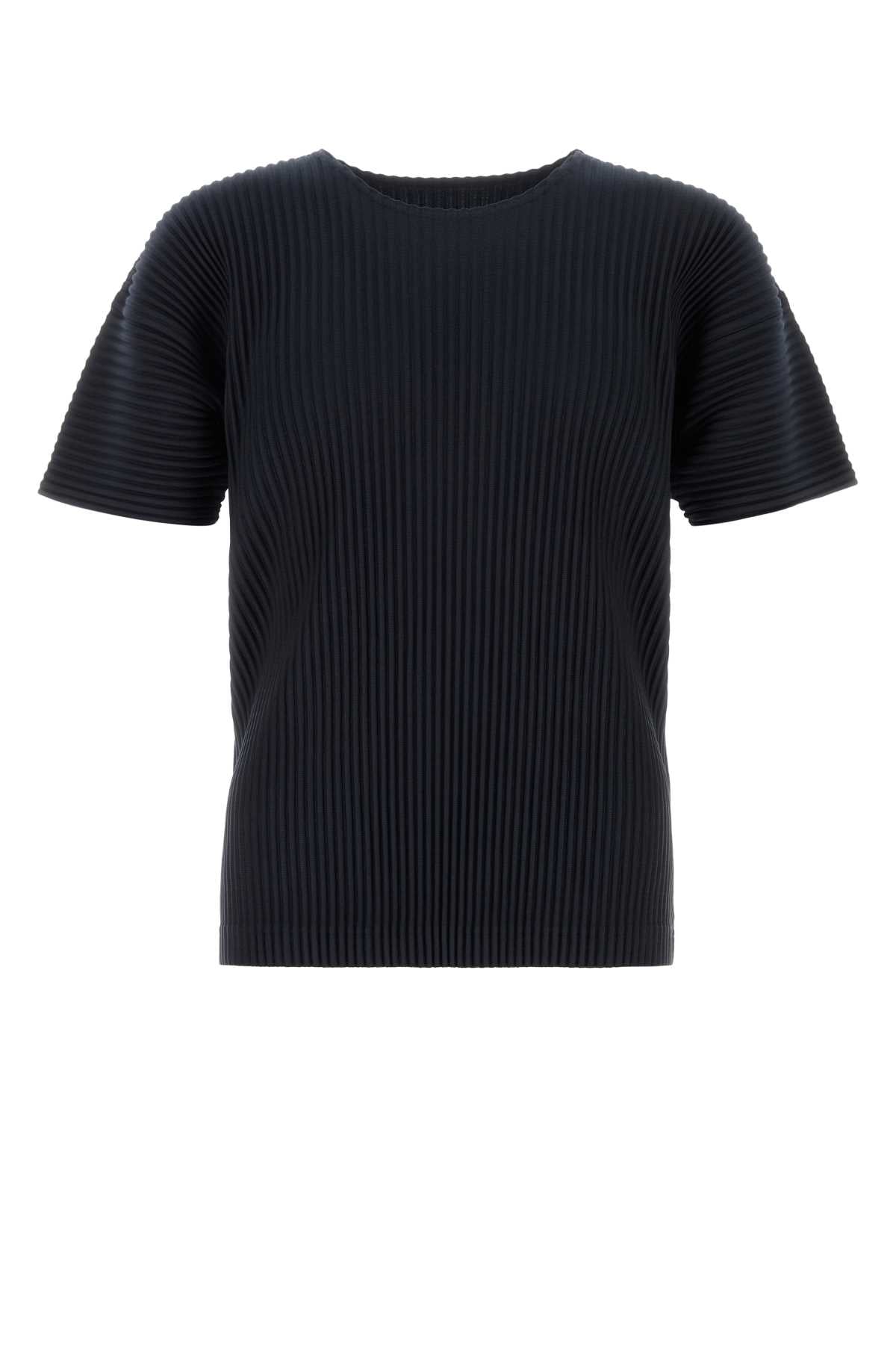 HOMME PLISSE' ISSEY MIYAKE Men's Mini Pleated Polyester T-Shirt