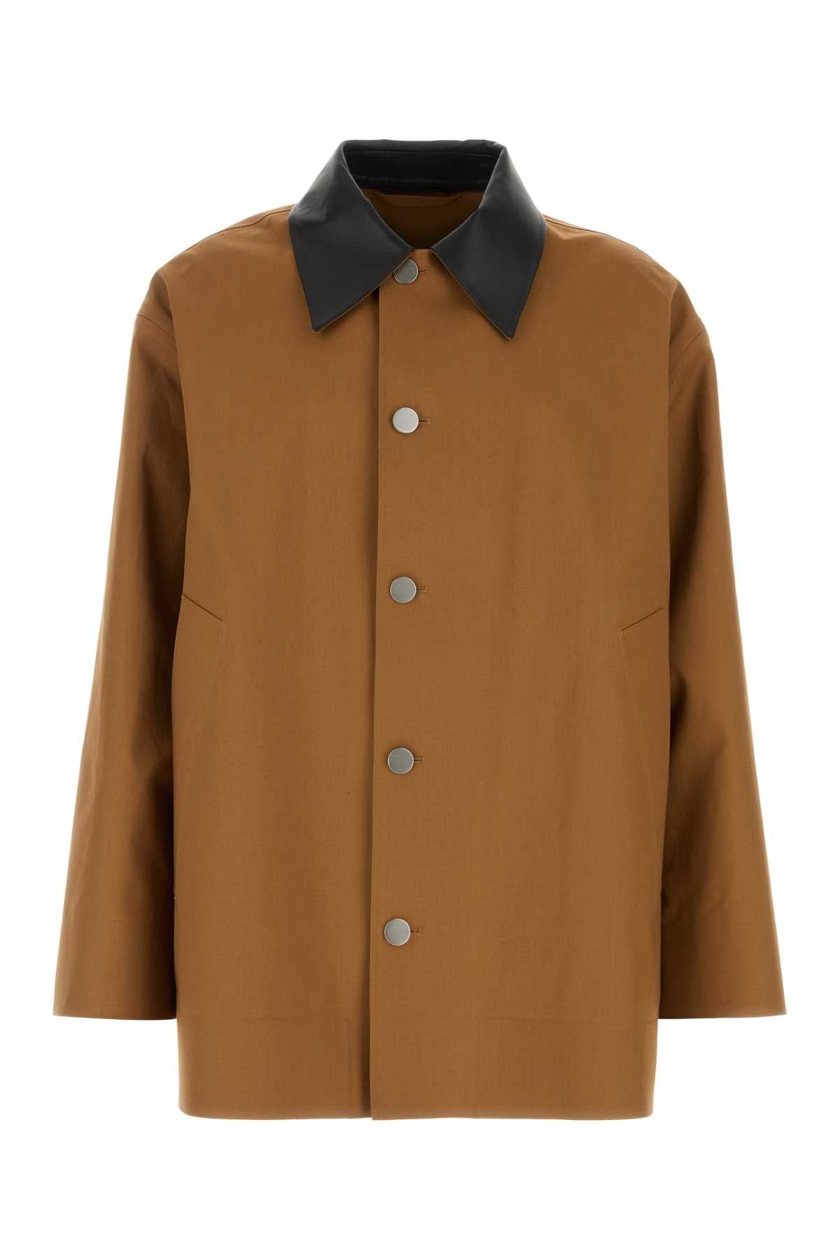 JIL SANDER Cotton Trench Jacket for Men