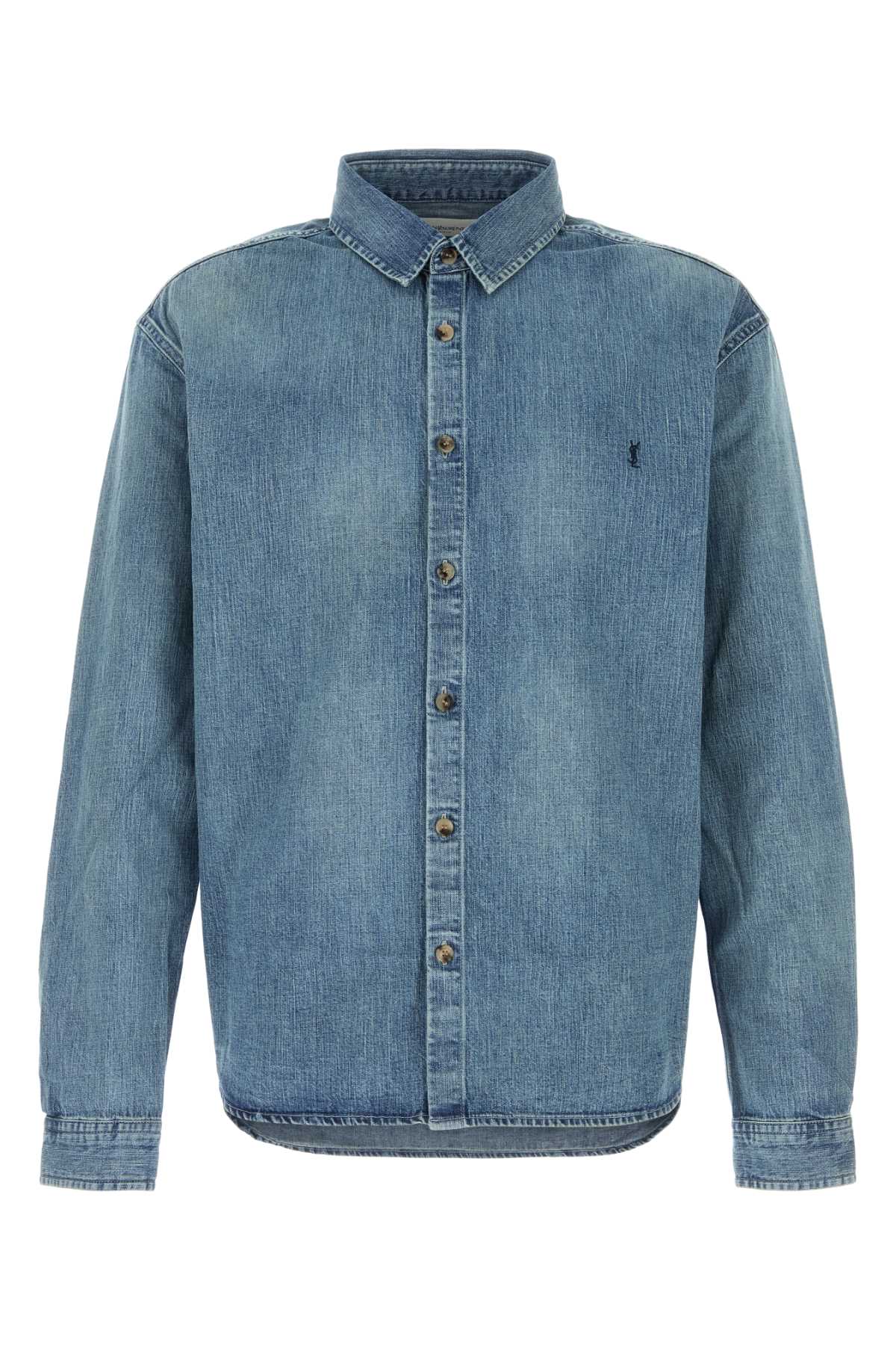 SAINT LAURENT Essential Denim Shirt for Men