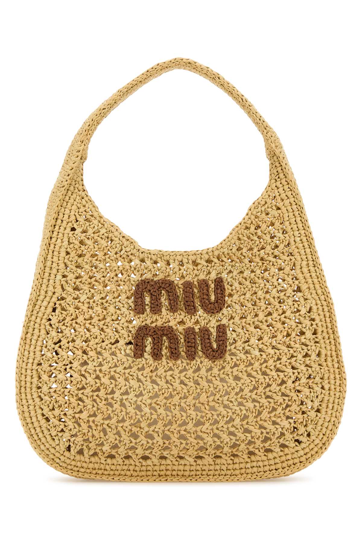 MIU MIU Raffia Shopping Handbag - 29cm x 19cm x 6cm