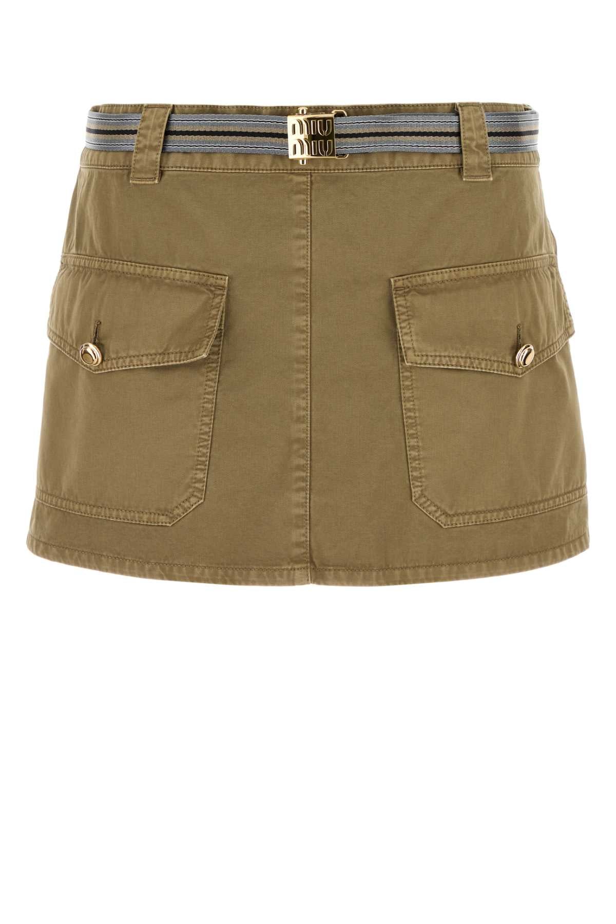 MIU MIU Cotton Mini Skirt for Women