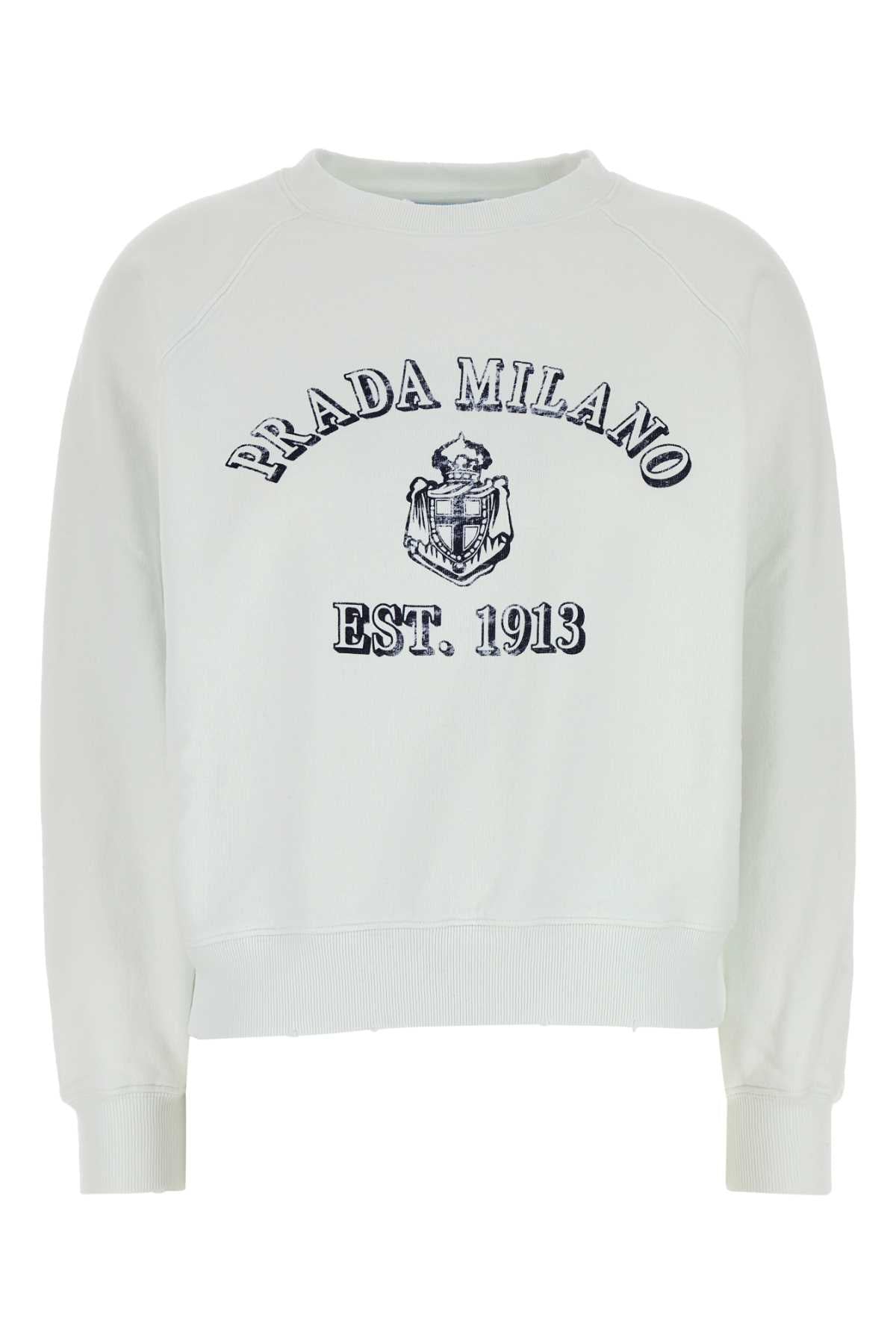 PRADA Cotton Sweatshirt for Women - 25W Edition
