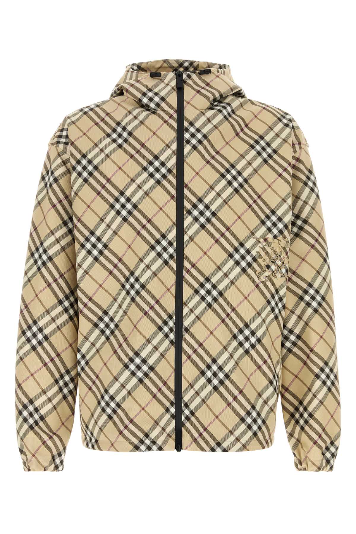 BURBERRY Embroidered Polyester Jacket for Men