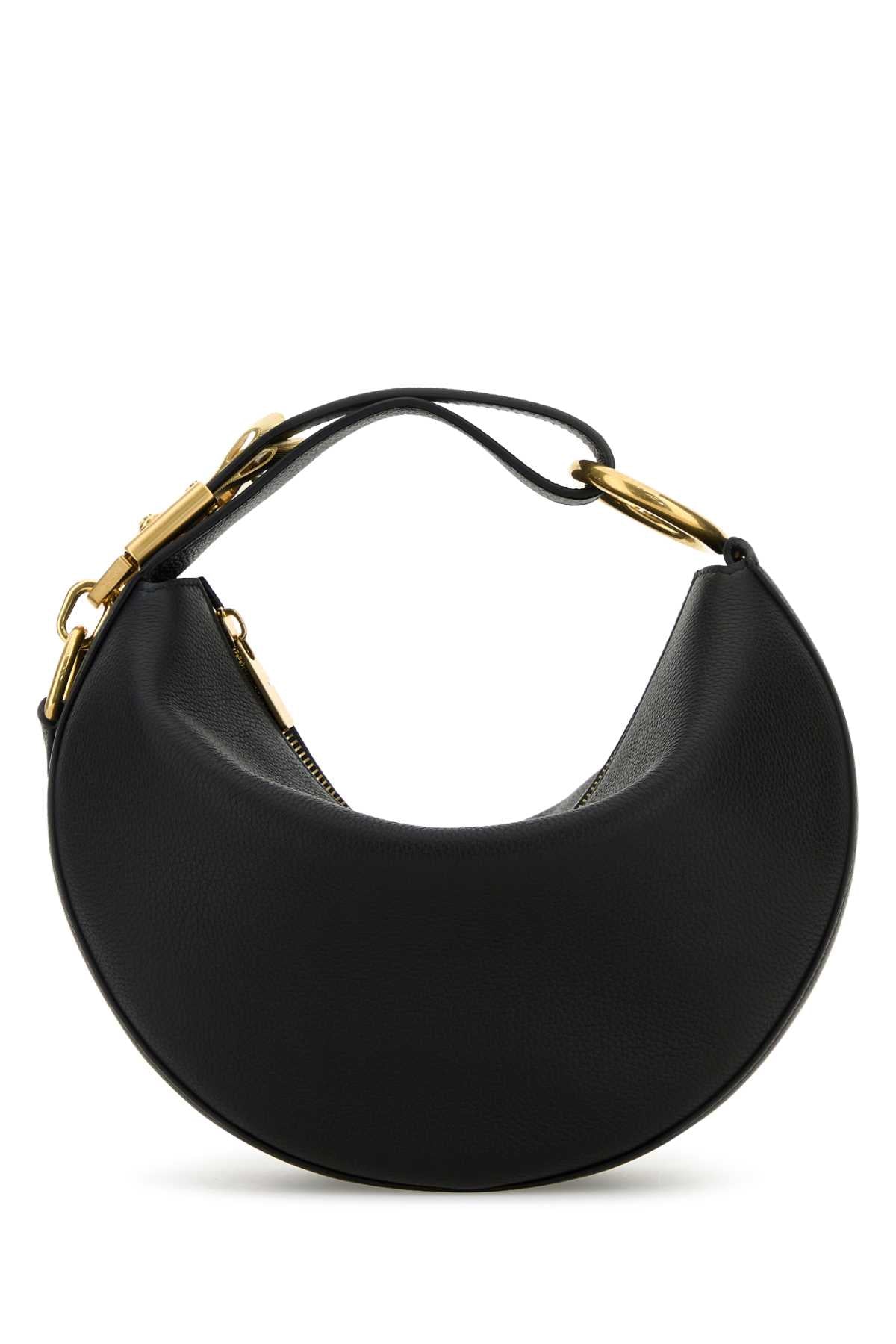 BURBERRY Mini Knight Arc Leather Shoulder Handbag