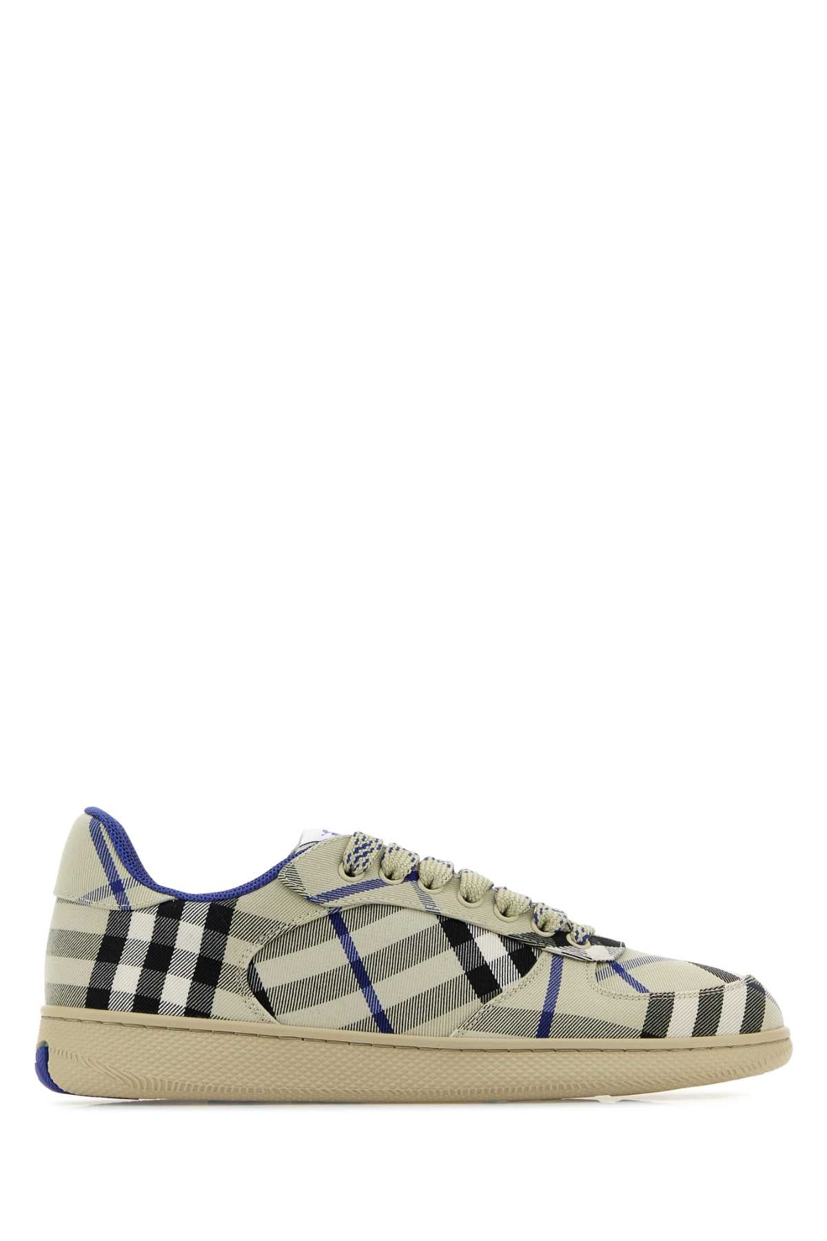 BURBERRY Embroidered Canvas Terrace Sneakers for Women