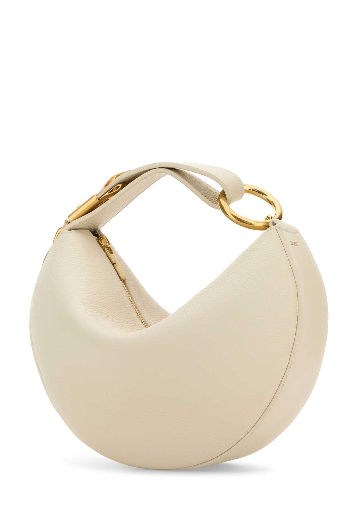 BURBERRY Mini Leather Knight Arc Handbag