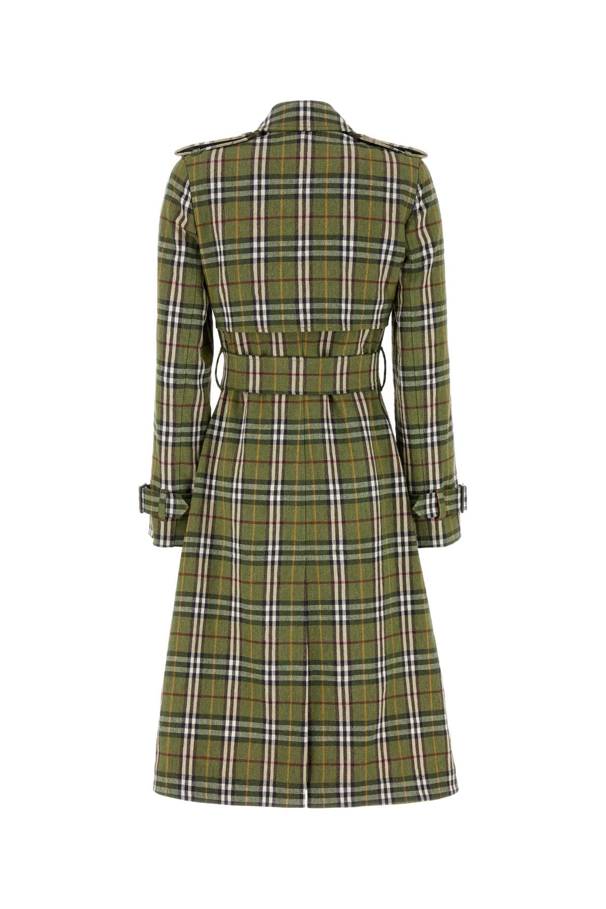 BURBERRY Embroidered Stretch Linen Trench Jacket for Women