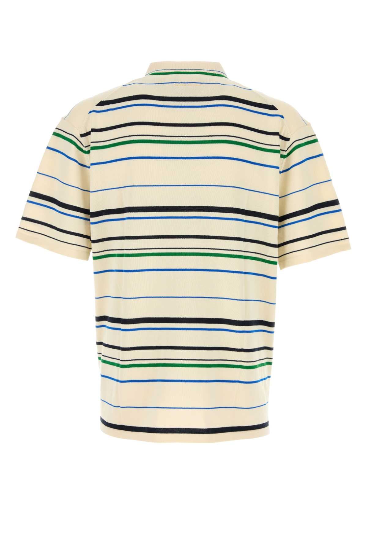 WALES BONNER X ADIDAS Embroidered Cotton Blend Polo Shirt - Casual Style for Men