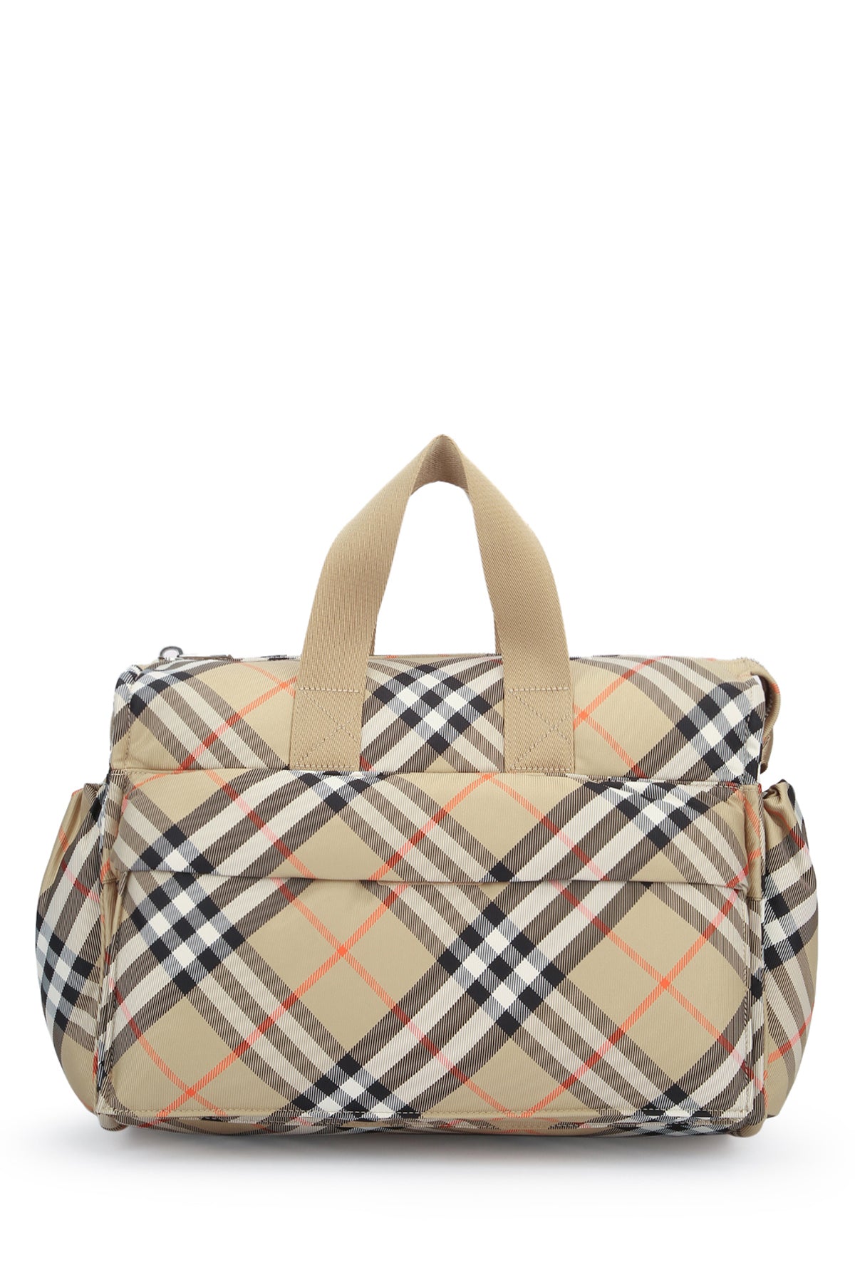 BURBERRY JR Mini Checked Toddler Bowling Handbag
