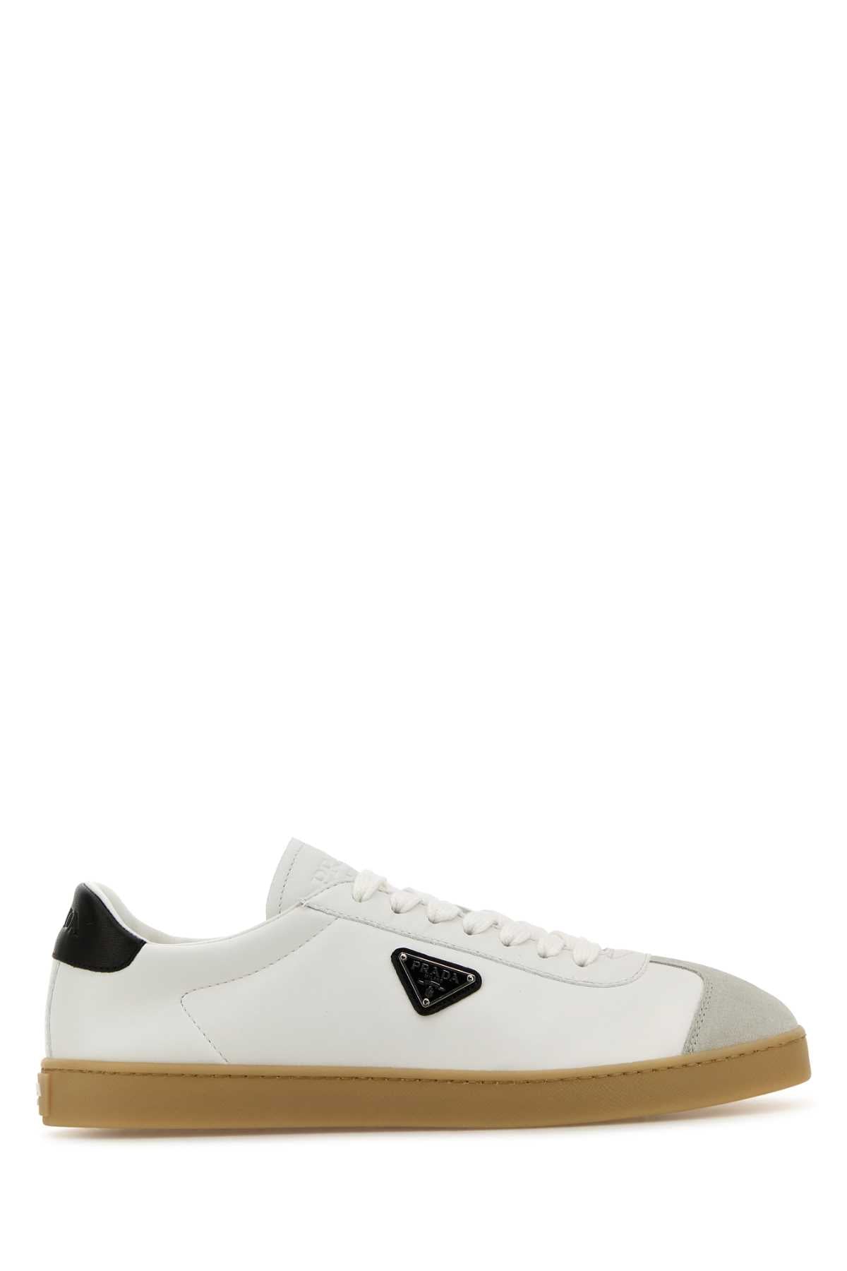 PRADA Luxury Napa Leather Sneakers for Men