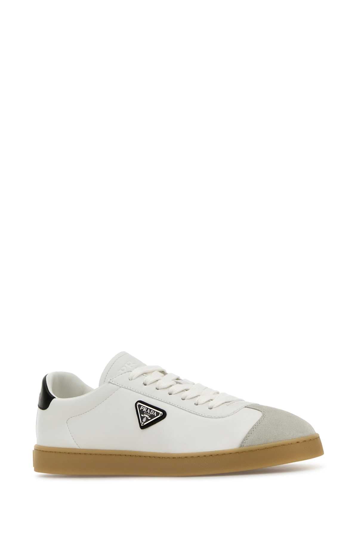 PRADA Luxury Napa Leather Sneakers for Men
