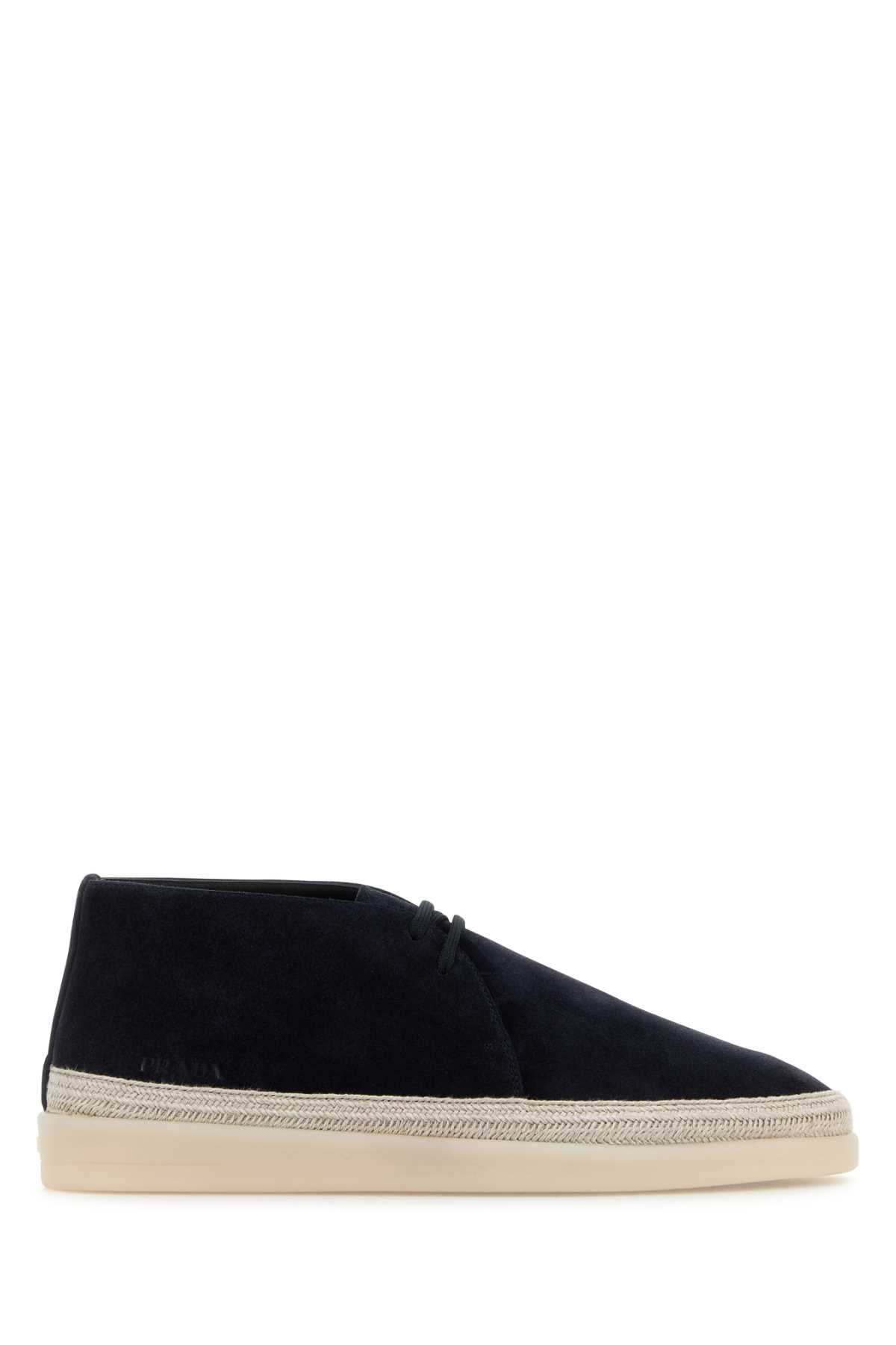 PRADA Suede Ankle Boots for Men