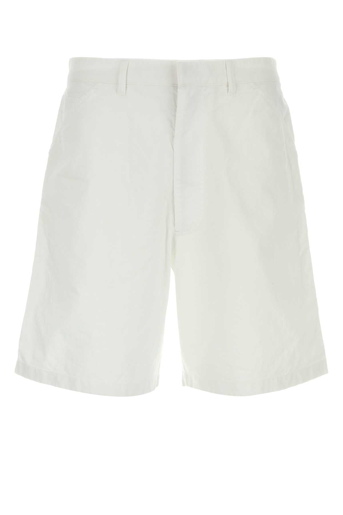 PRADA Bermuda Mini Oxford Shorts for Men