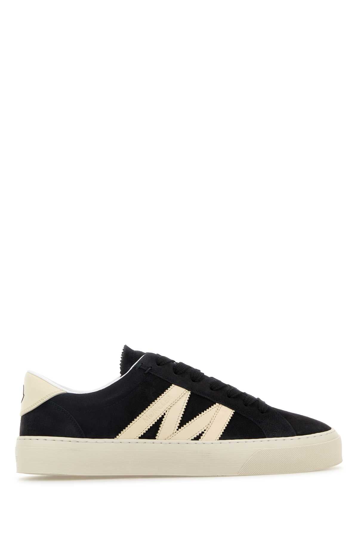 MONCLER Suede Monaco 2 Sneakers - Men's