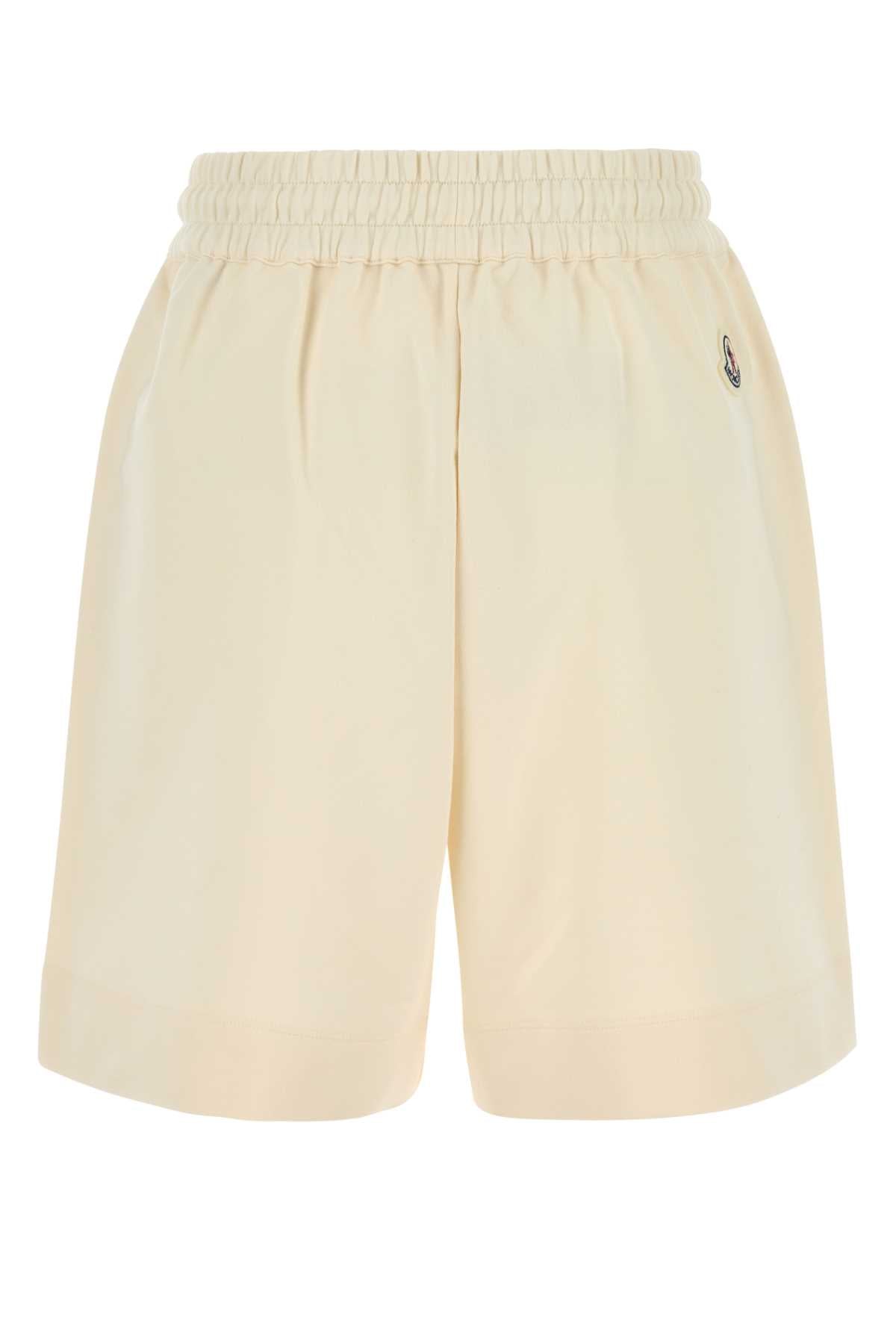 MONCLER Cotton Bermuda Mini Shorts for Women