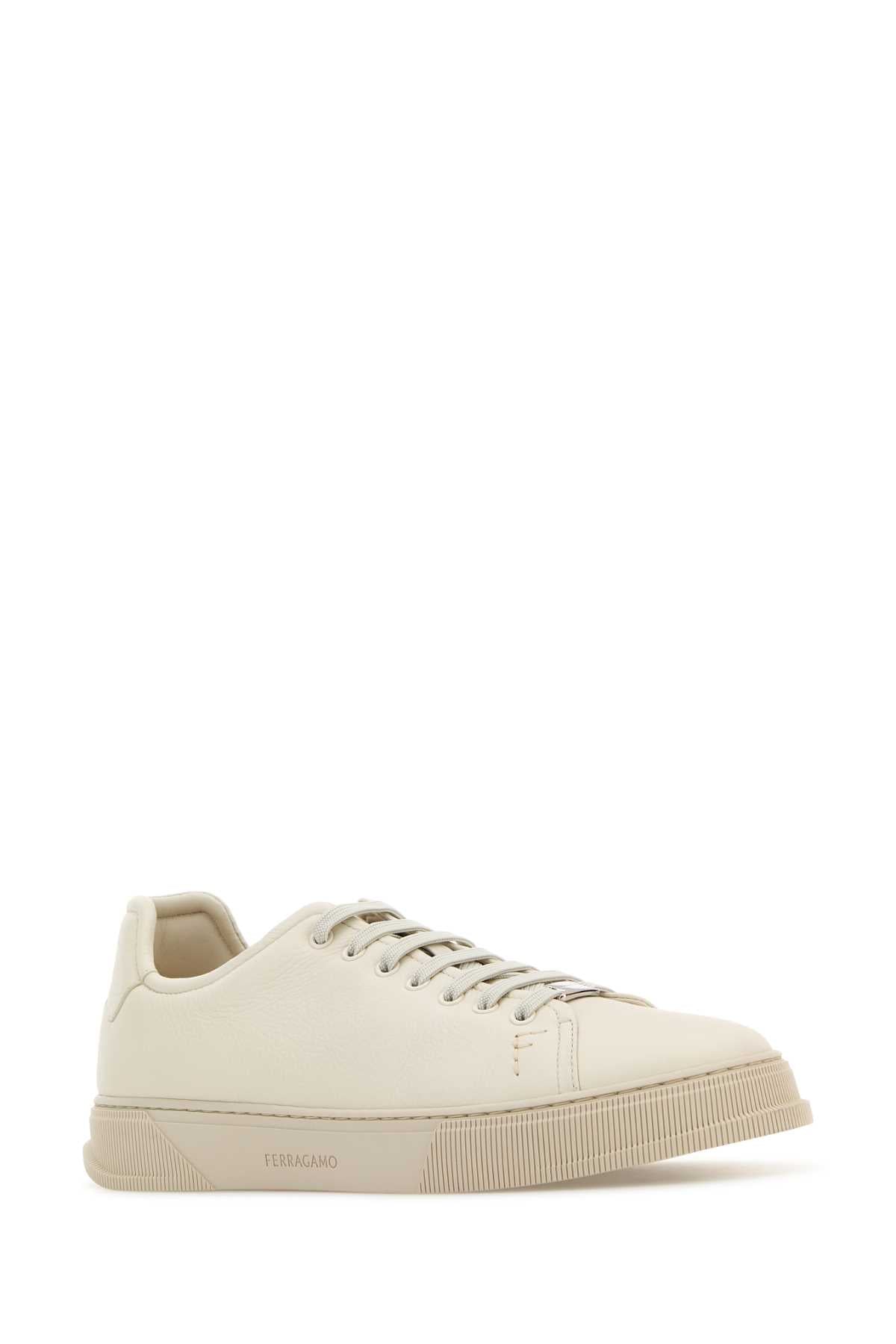 Ferragamo Classic Leather Sneakers for Men