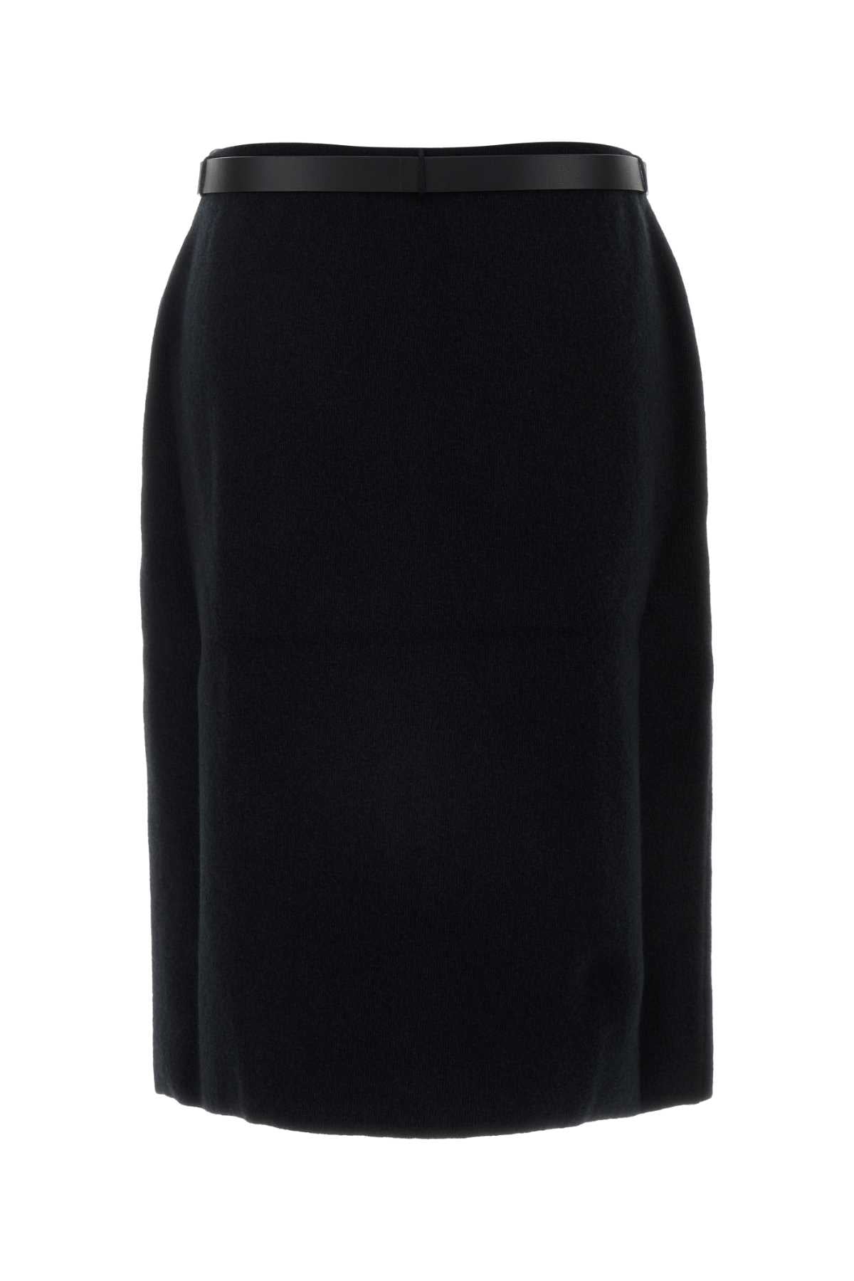 Ferragamo Stretch Wool Blend Skirt - Mini Length