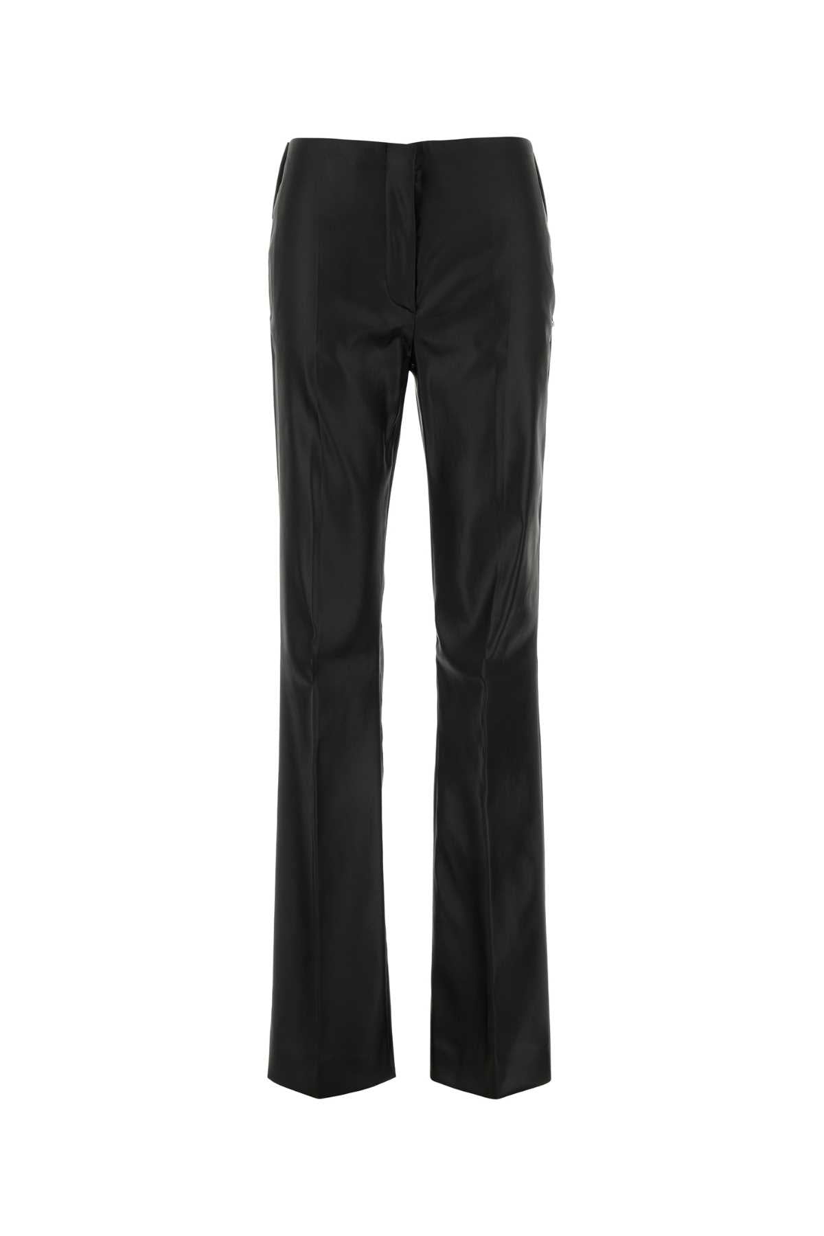 SPORTMAX Stretch Satin Wide-Leg Pant