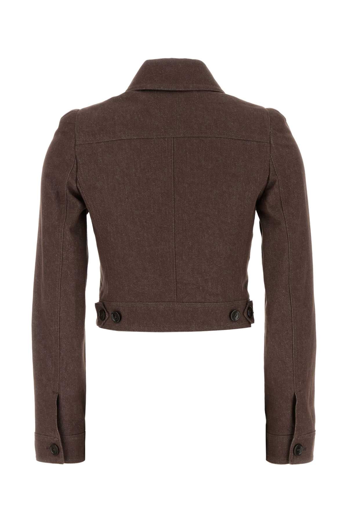 MAX MARA Womens Denim Carpa Mini Jacket