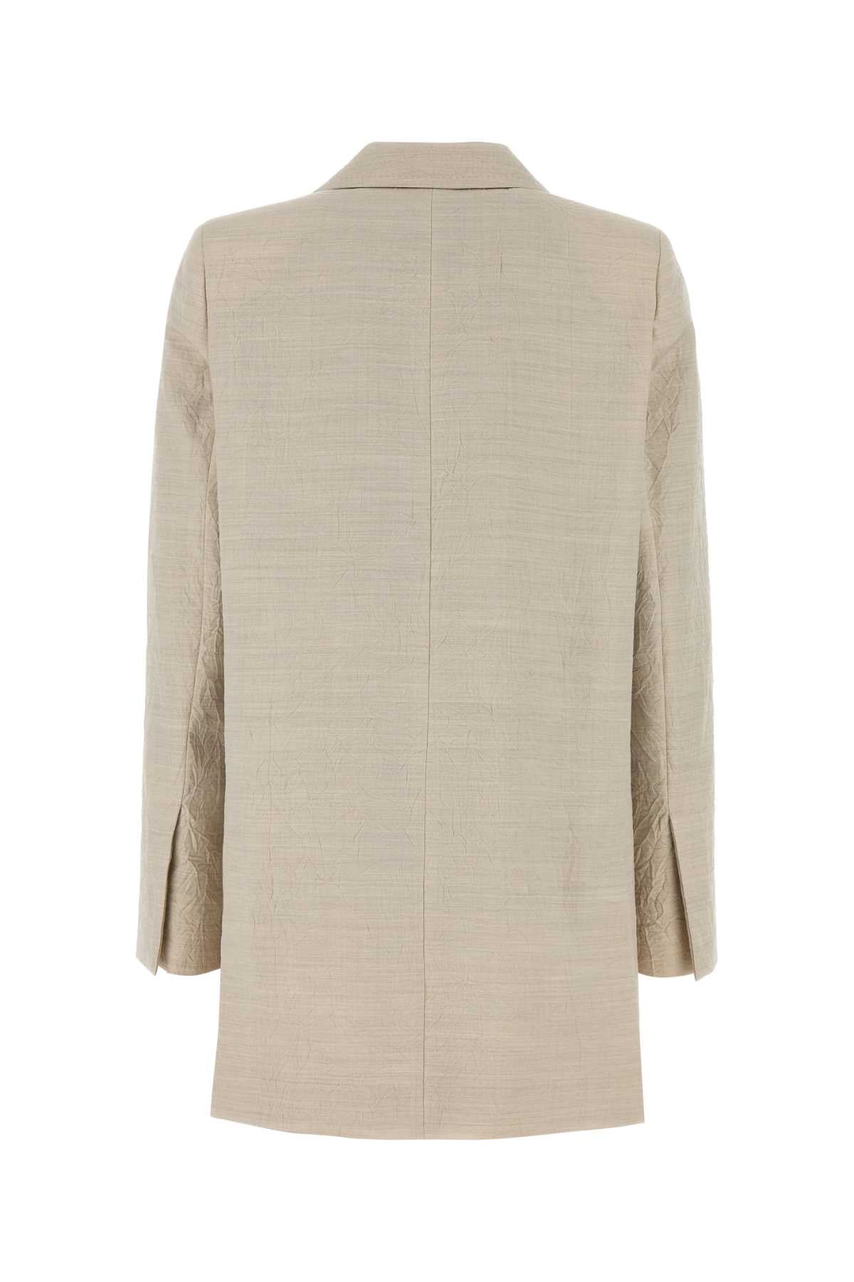 MAX MARA Sand Wool Acacia Blazer for Women