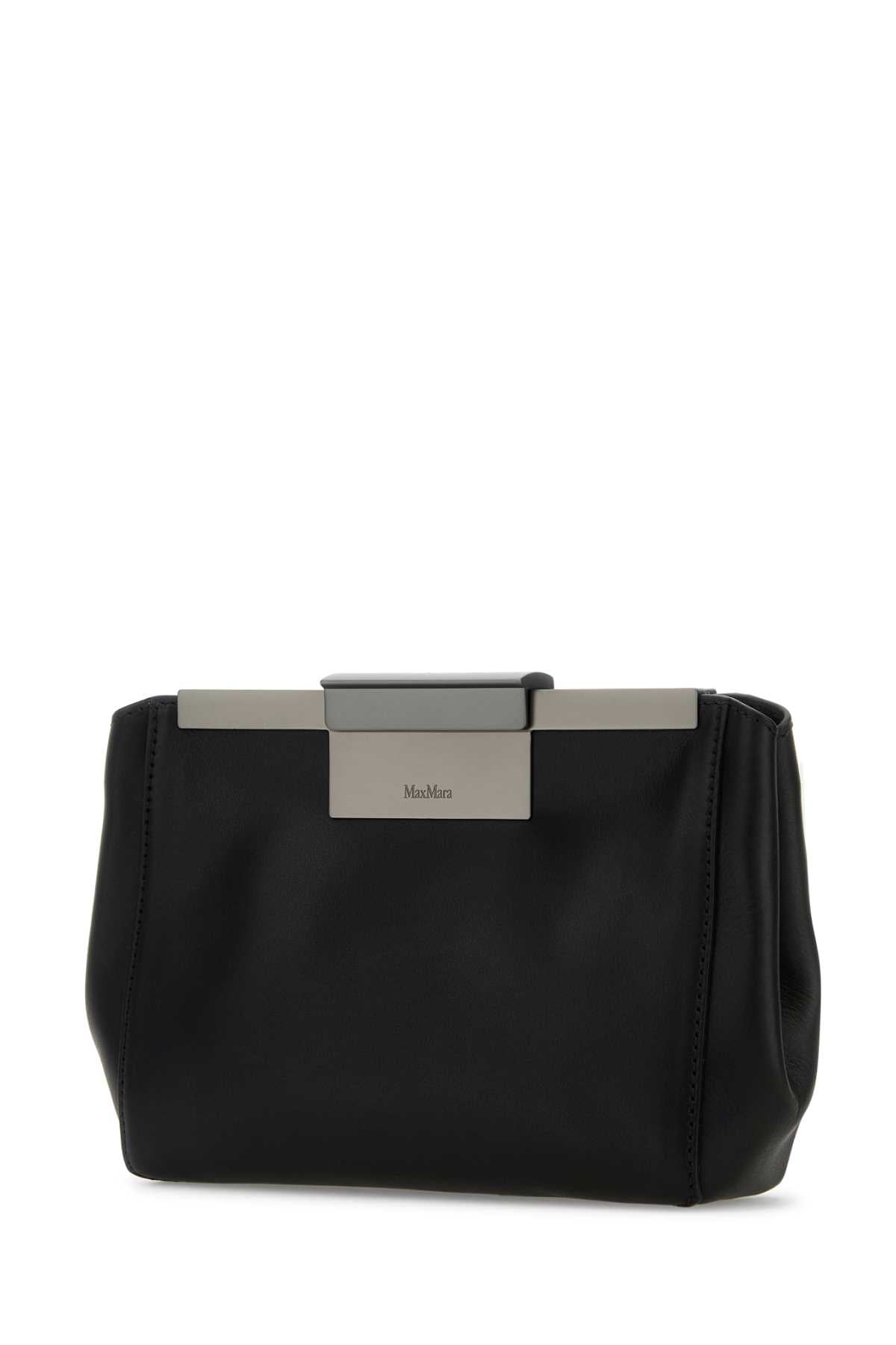 MAX MARA Elegant Mini Leather Belt Handbag - 22 cm x 16 cm x 5 cm