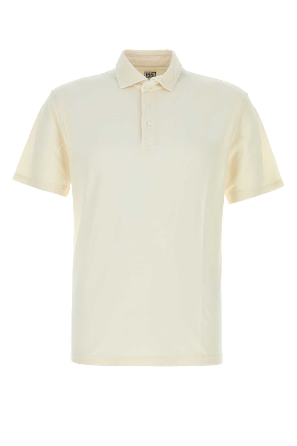 FEDELI Mini Classic Piquet Polo Shirt for Men