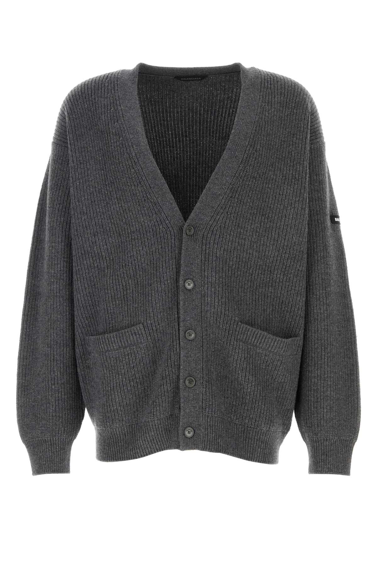 BALENCIAGA Sophisticated Wool Cardigan for Men