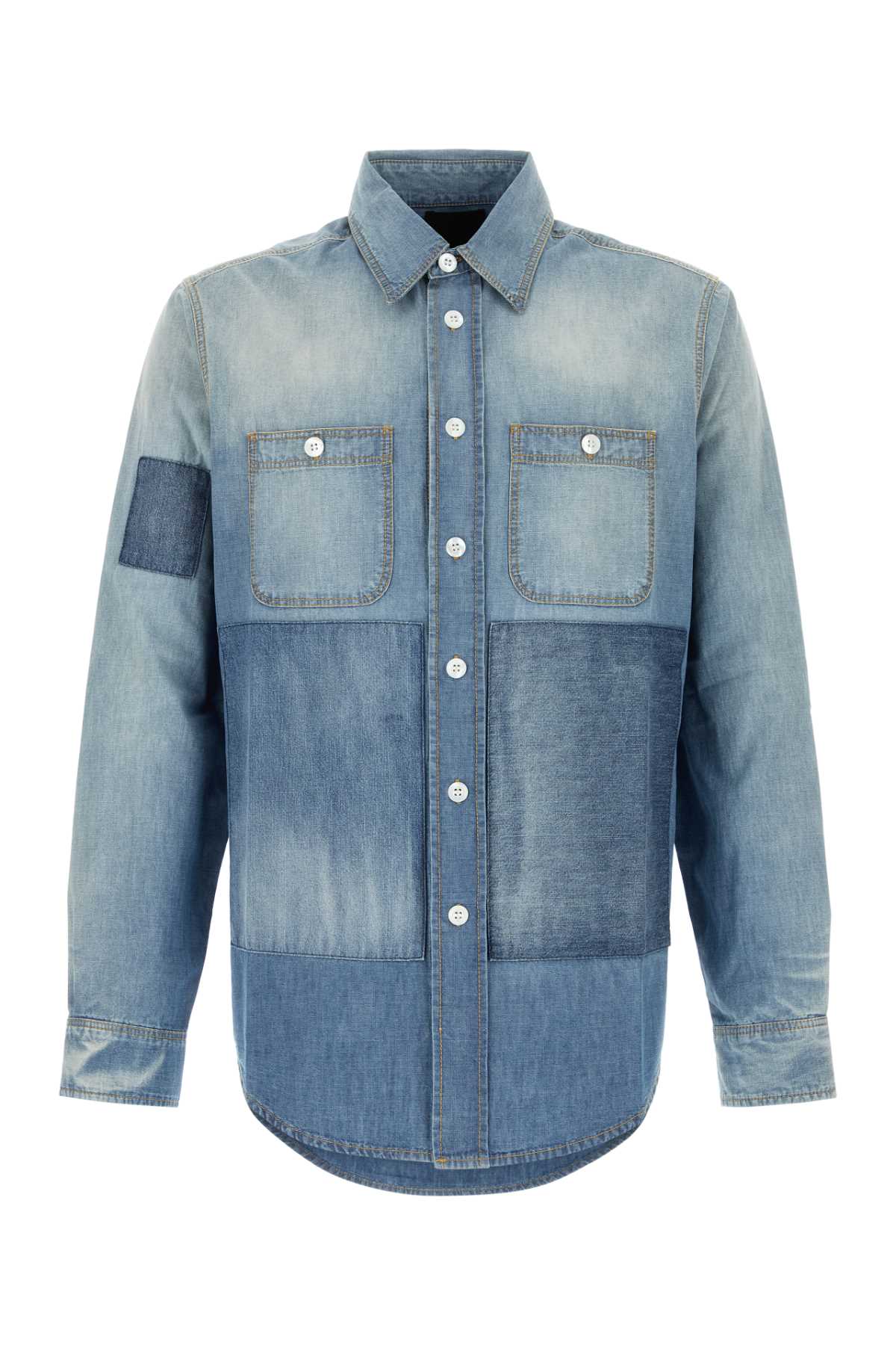 GIVENCHY Classic Denim Shirt for Men - Perfect for Spring 2025