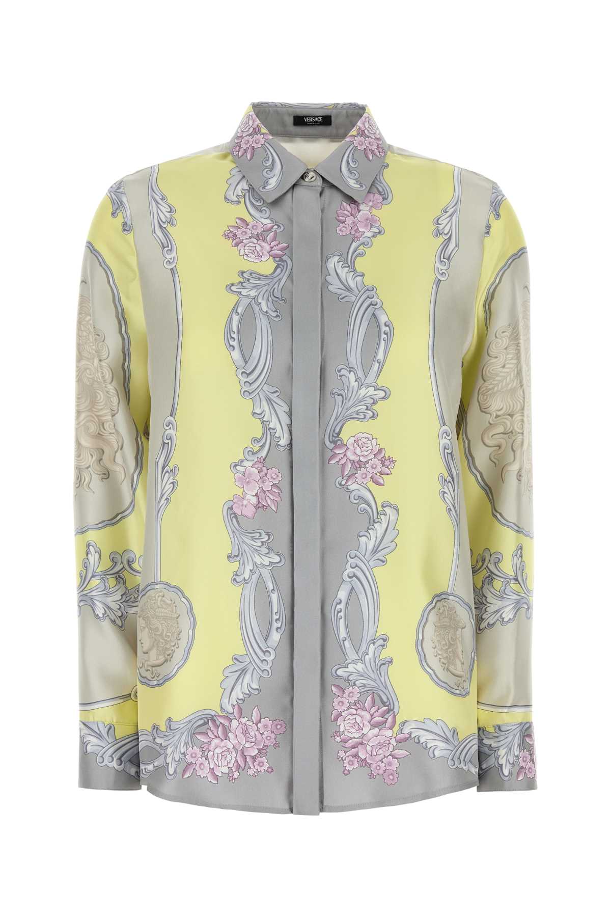 VERSACE Printed Twill Shirt - Women's Seasonal Collection