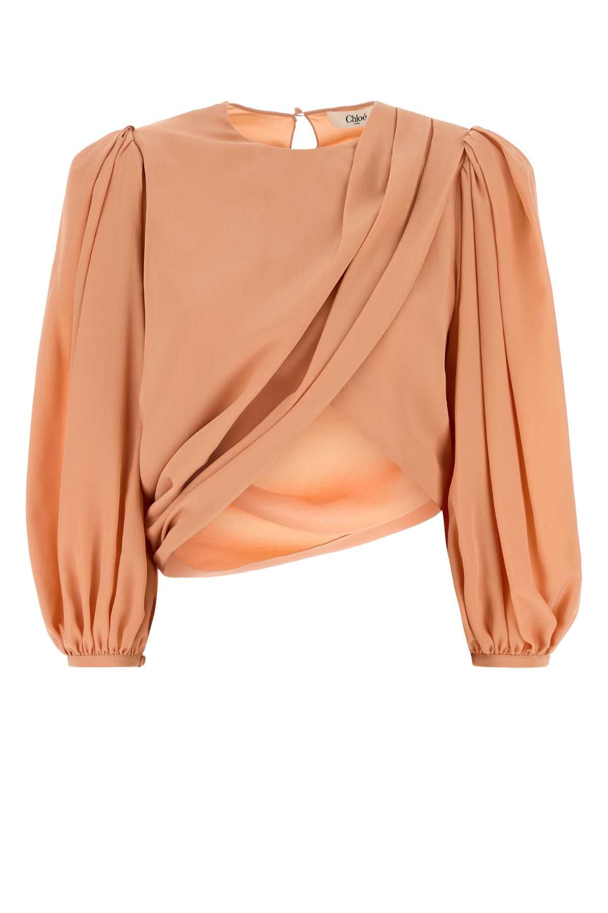 CHLOE Elegant Silk Crepe Top for Women