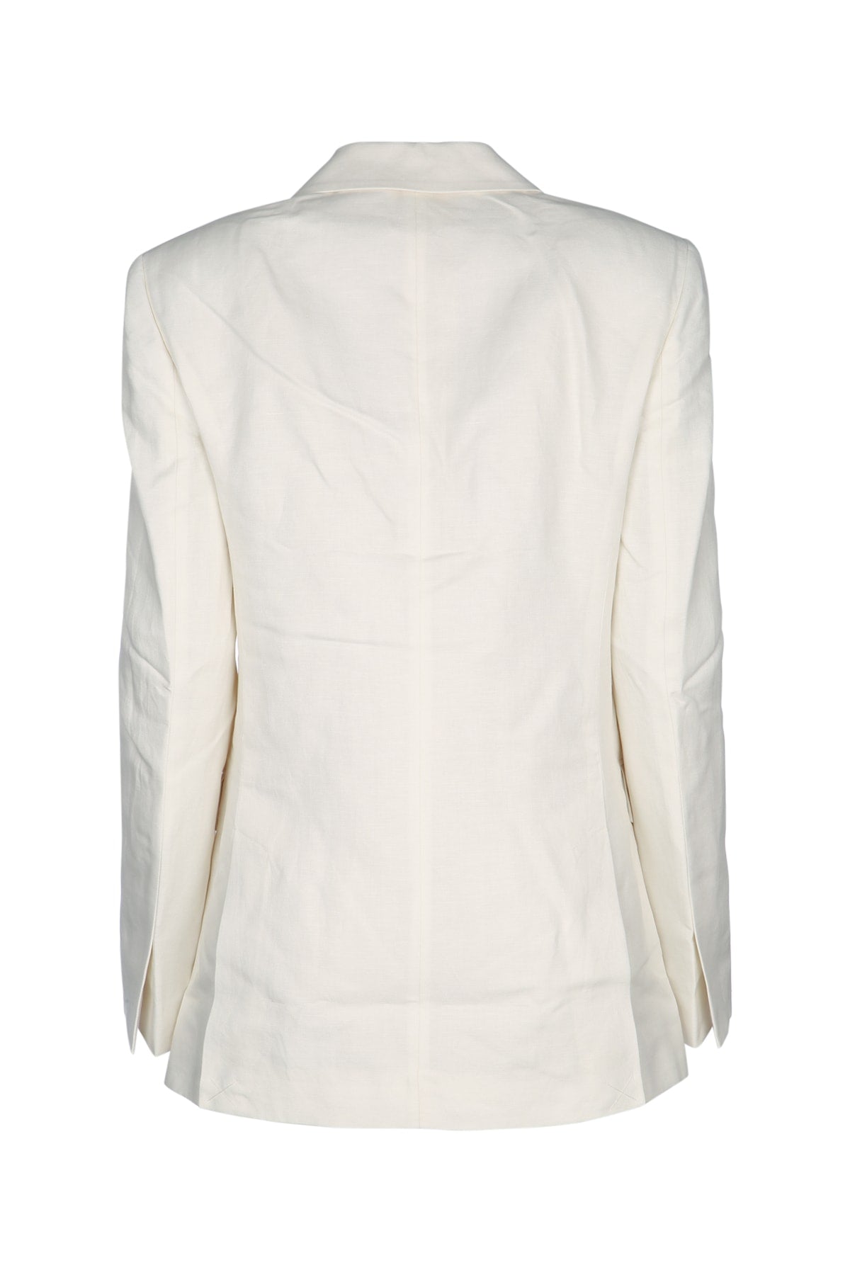 CALVIN KLEIN Relaxed Linen Double-Breasted Blazer for Women